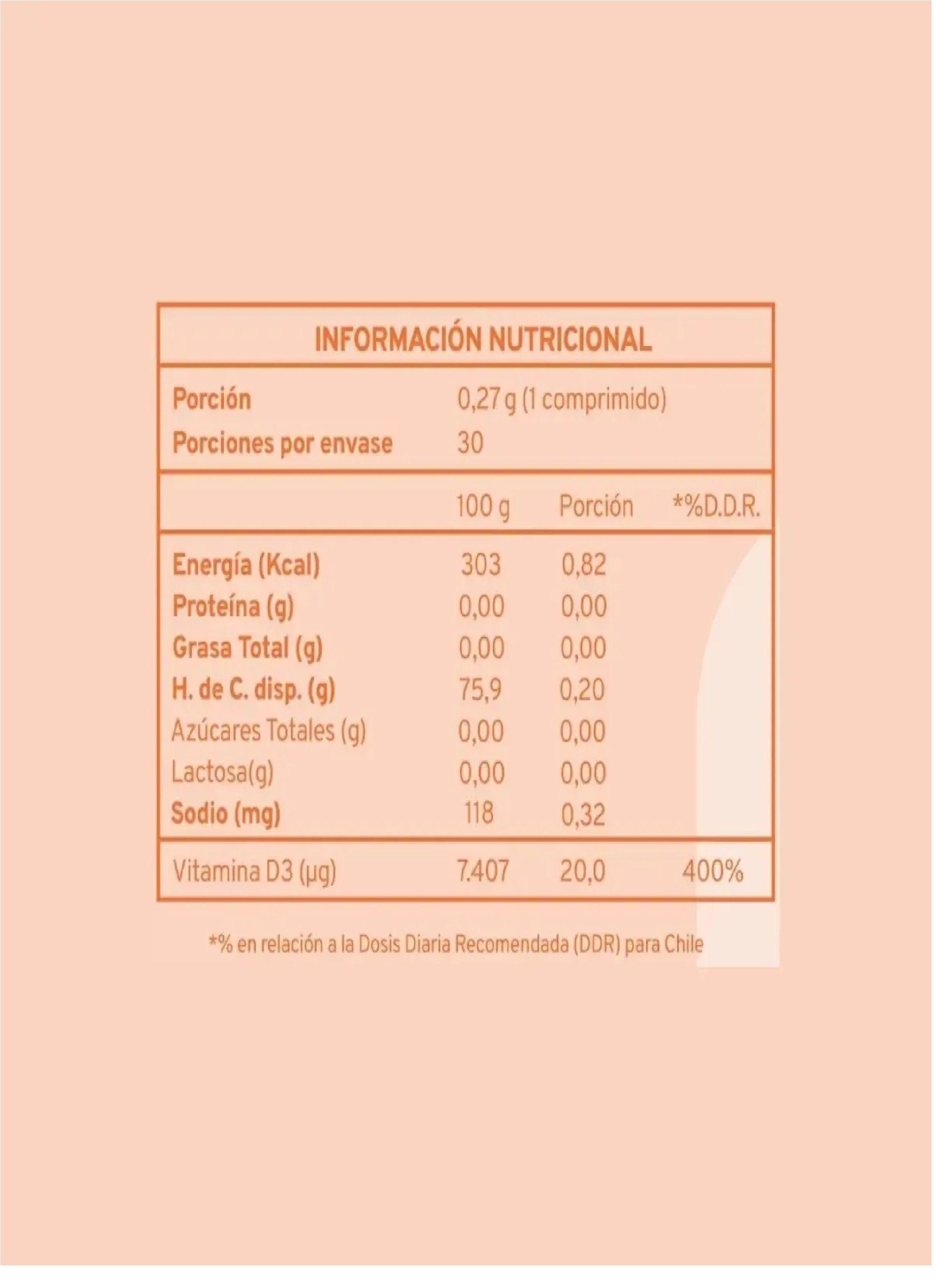 Vitamina D3 Inforvit 800 Ui 30 Comprimidos Defensas Y Huesos-6