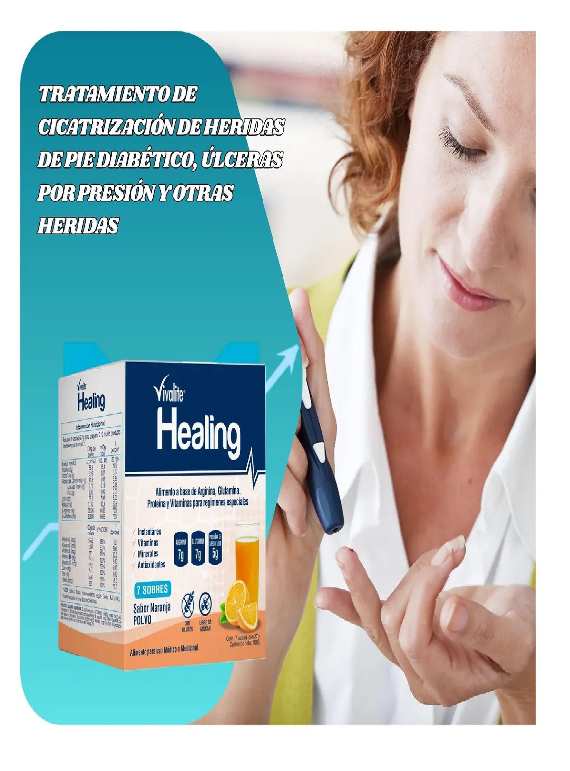 Vivalite Healing Suplemento Cicatrizacion X 3 Sobres-5