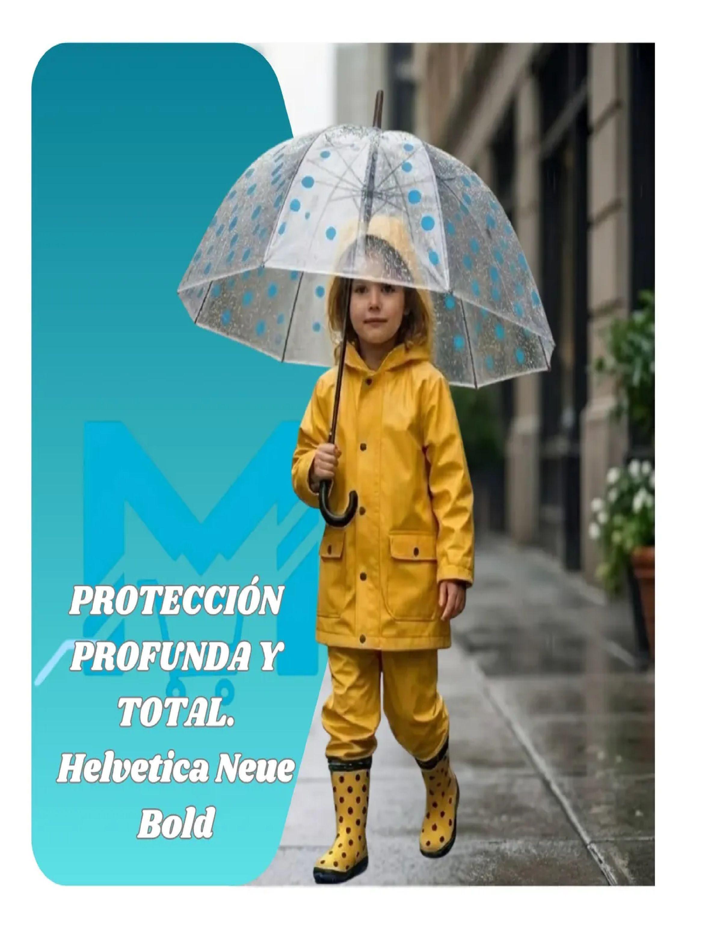 Paraguas Ni os Transparente Infantil Automatico De 90 Cm-3