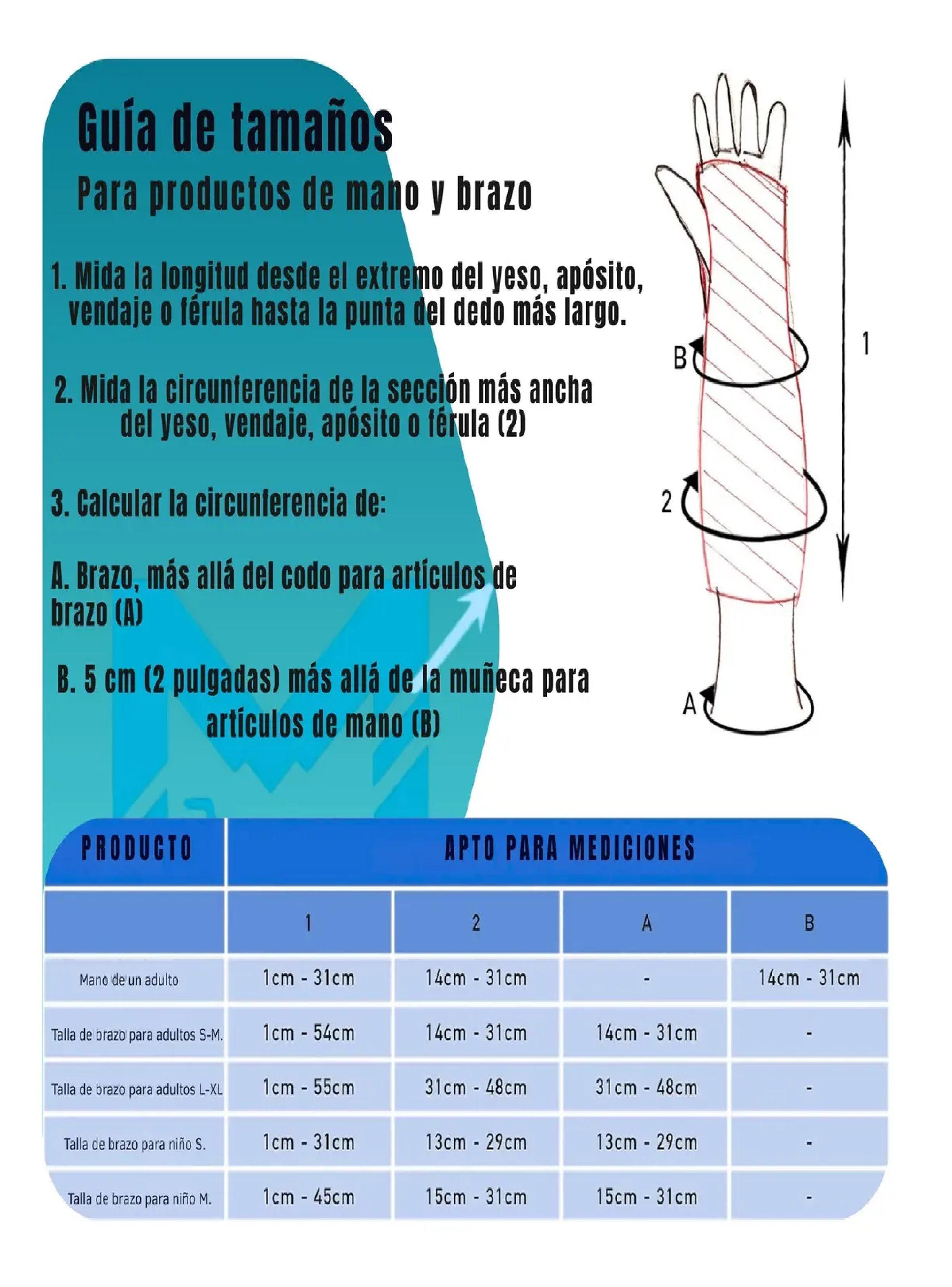 Protector Funda Yeso Y Vendas Impermeable Para Mano Adulto-2