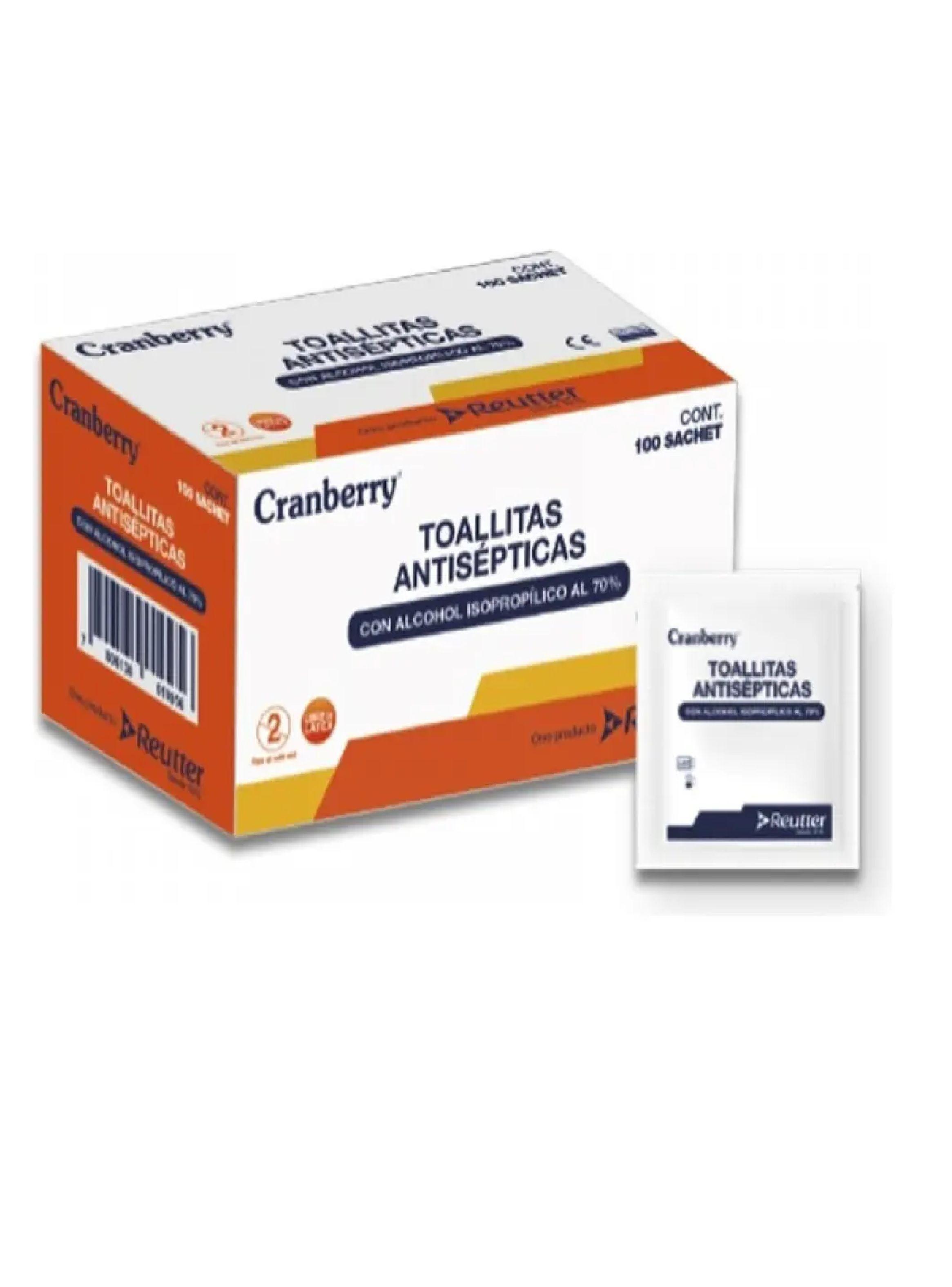 Toallitas Desinfectantes Con Alcohol Isoprop lico 100uni-0