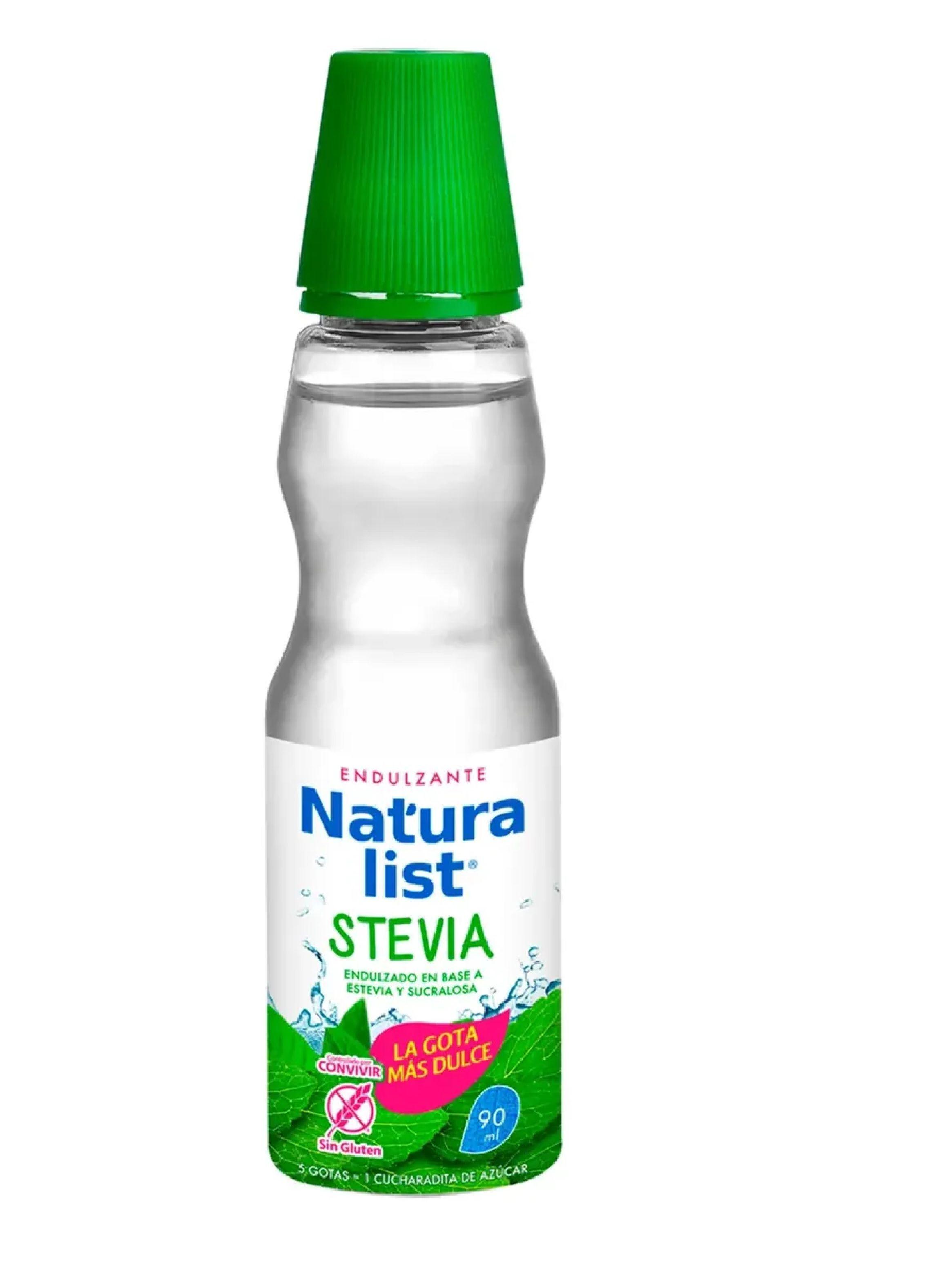 Endulzante Liquido Naturalist Stevia Sucralosa Gotas 90ml-0