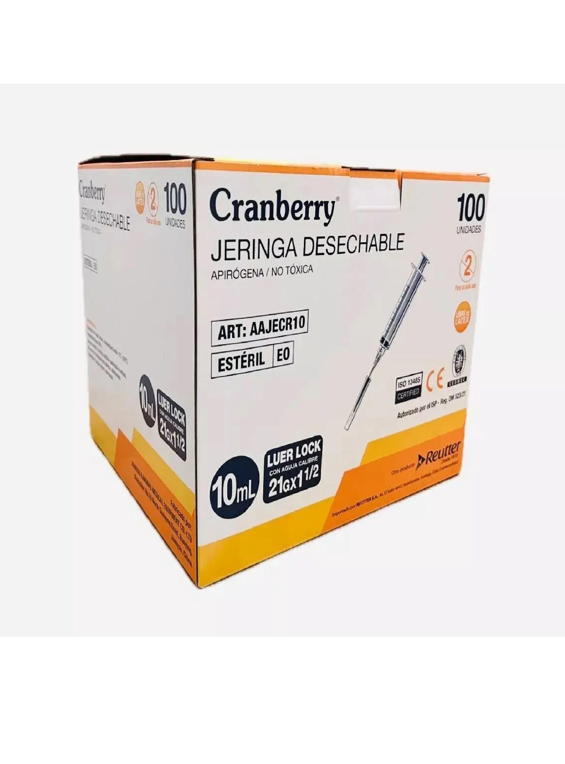 Jeringa Desechable Luer Lock 10cc 21g X 1 Media Caja 100 Unid-3