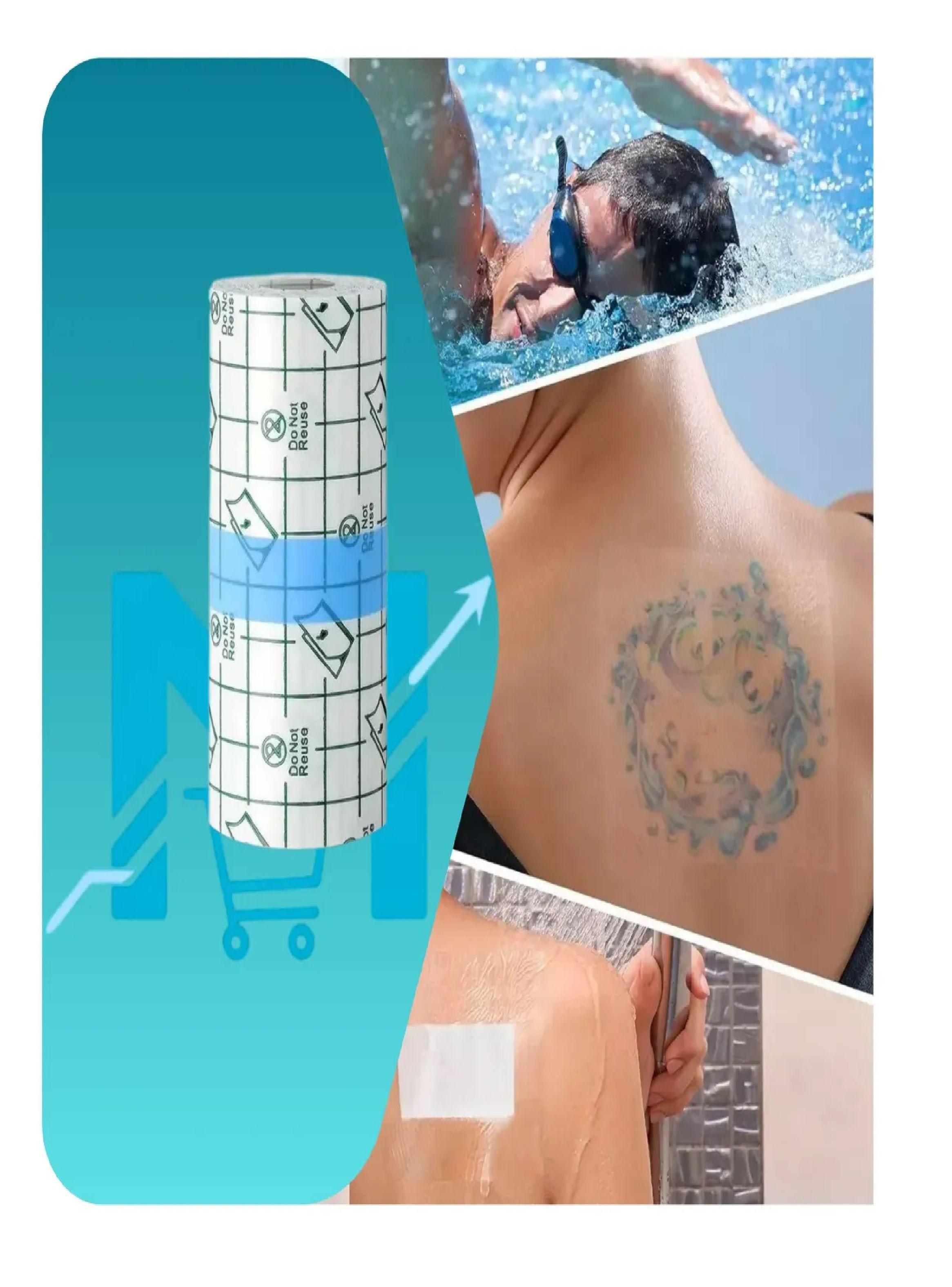 Parche Tatuaje Protector Curacion Piel 5cm X 10m Pack X2-4