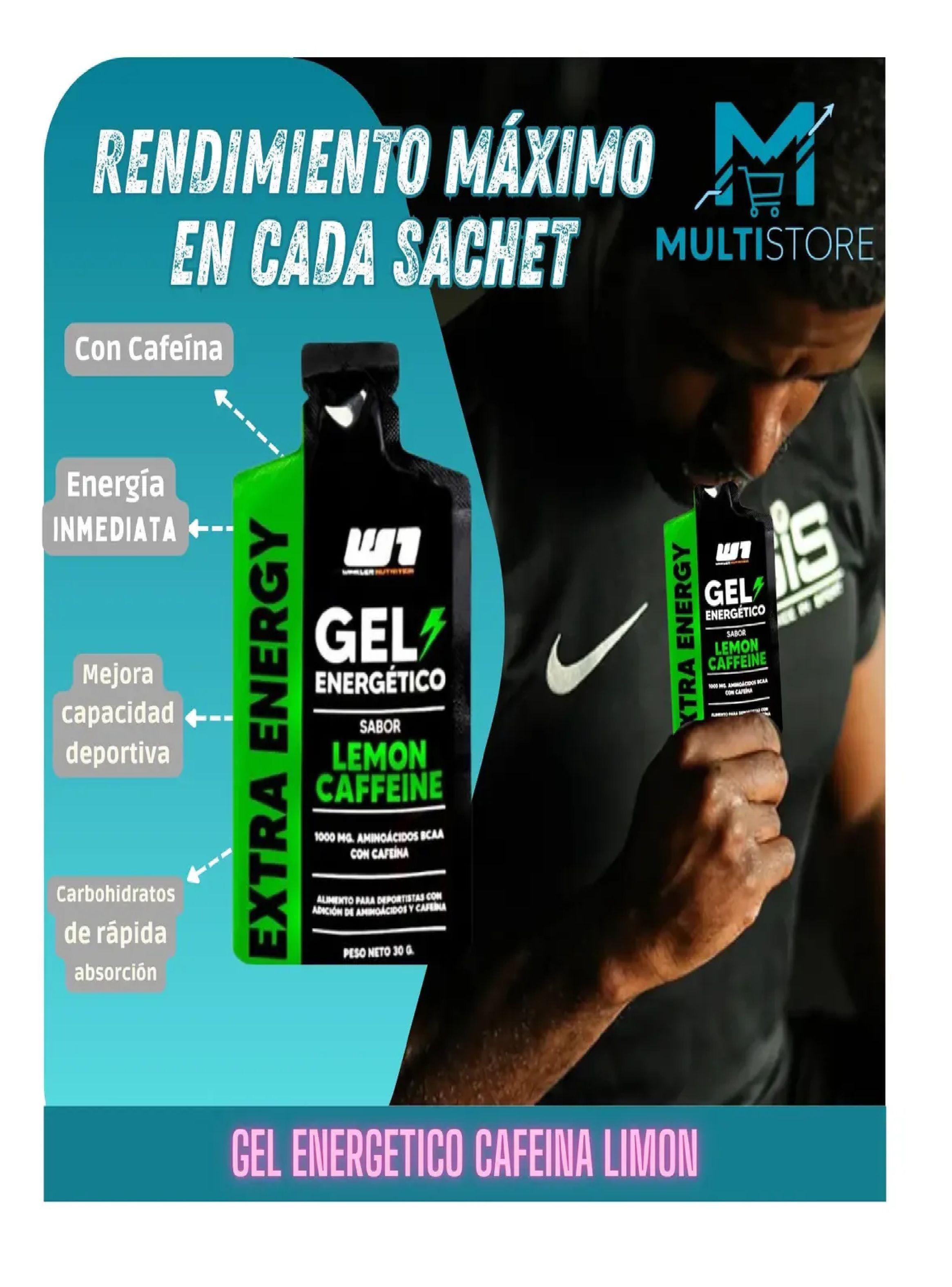 Gel Energetico Winkler Limon Cafeina Energy Pack De 6 Unids-3