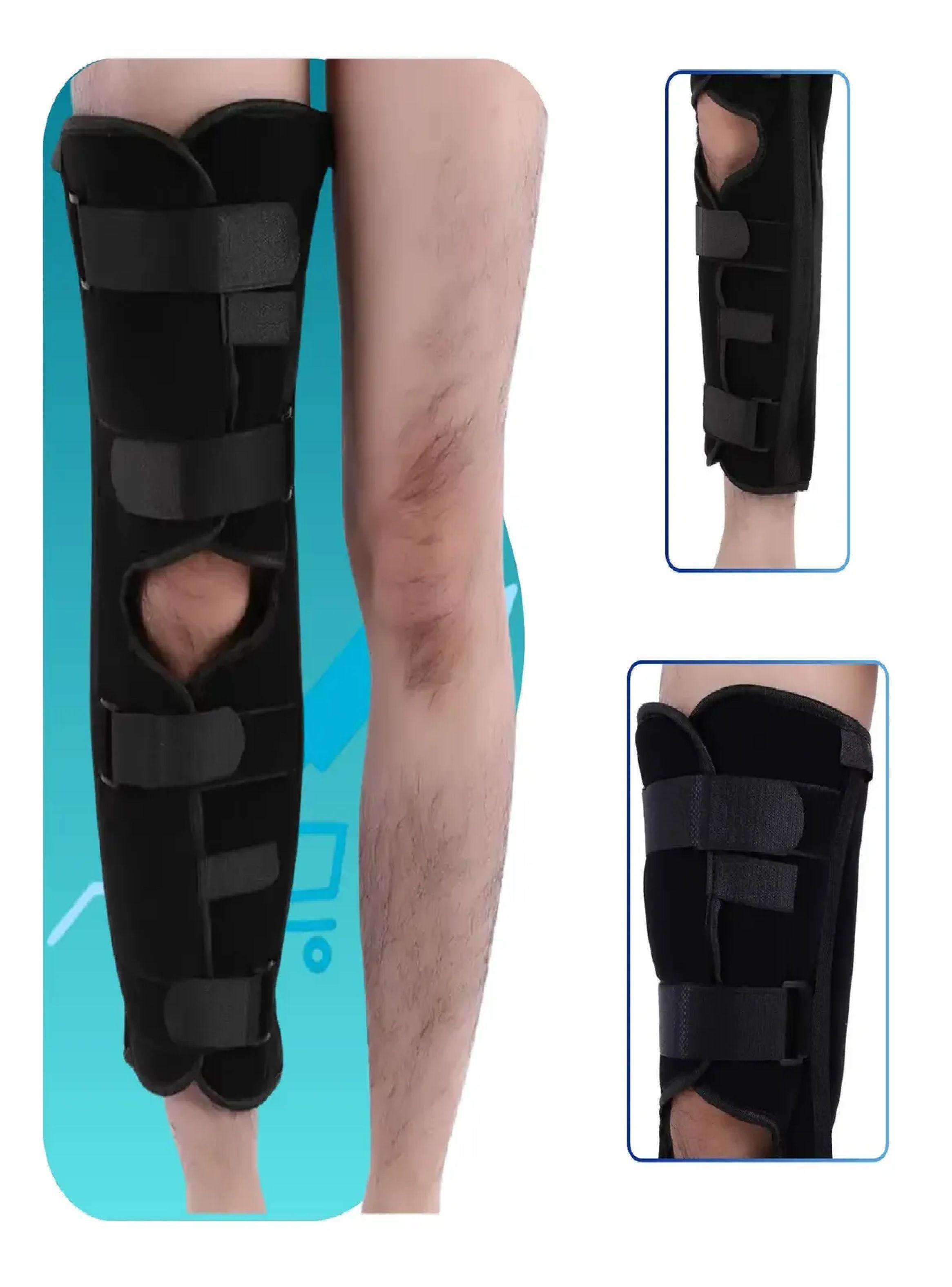 Inmovilizador Ortesis Ferula Rigida Con Placa Para Rodilla Talla M-4