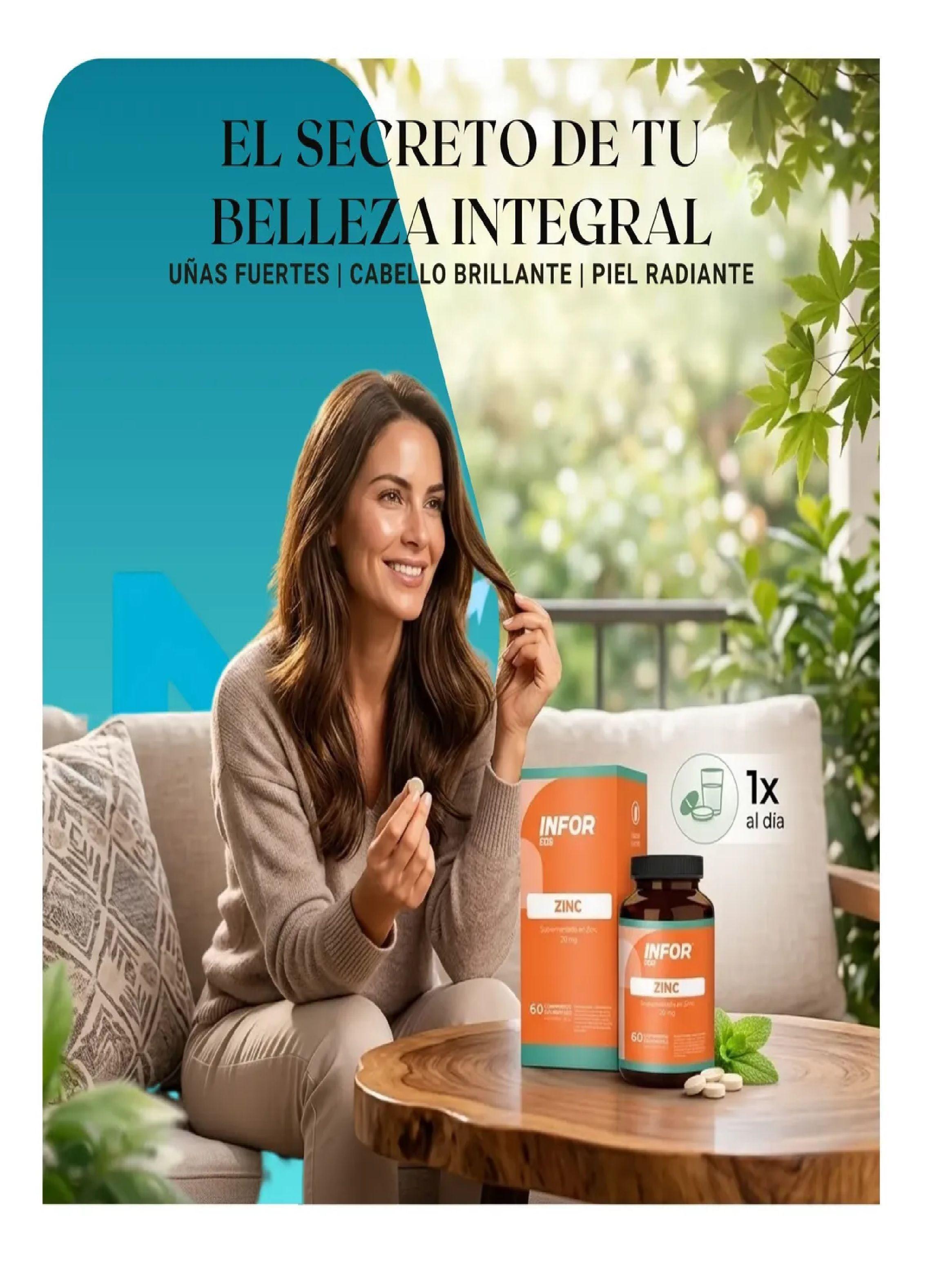 Infor Vit Zinc 60 Comp Refuerzo Inmune Piel U as Y Cabello-1