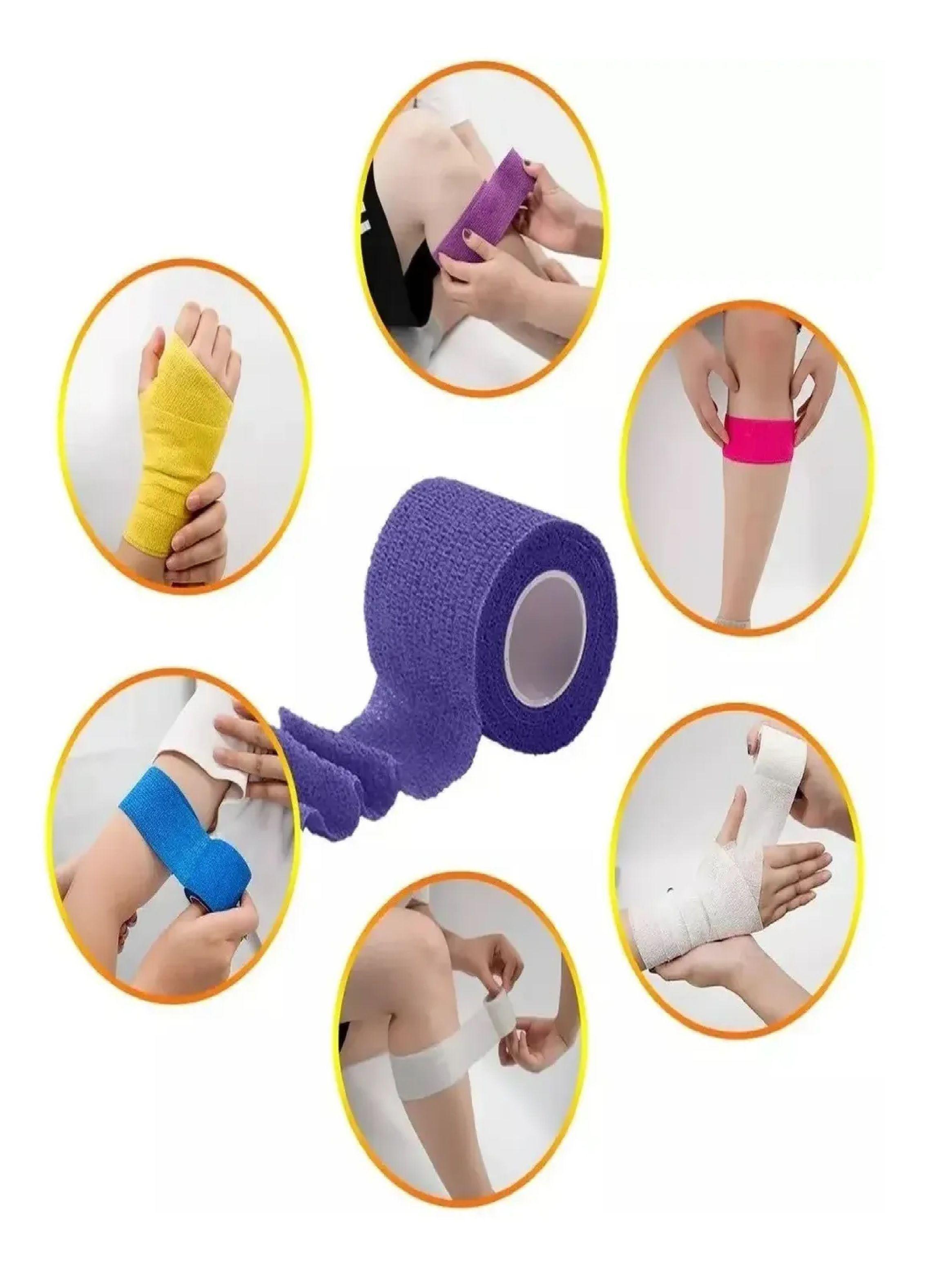 Pack X 5 Venda Coban Cinta Para Vendaje Cohesiva 10cm X450cm-4
