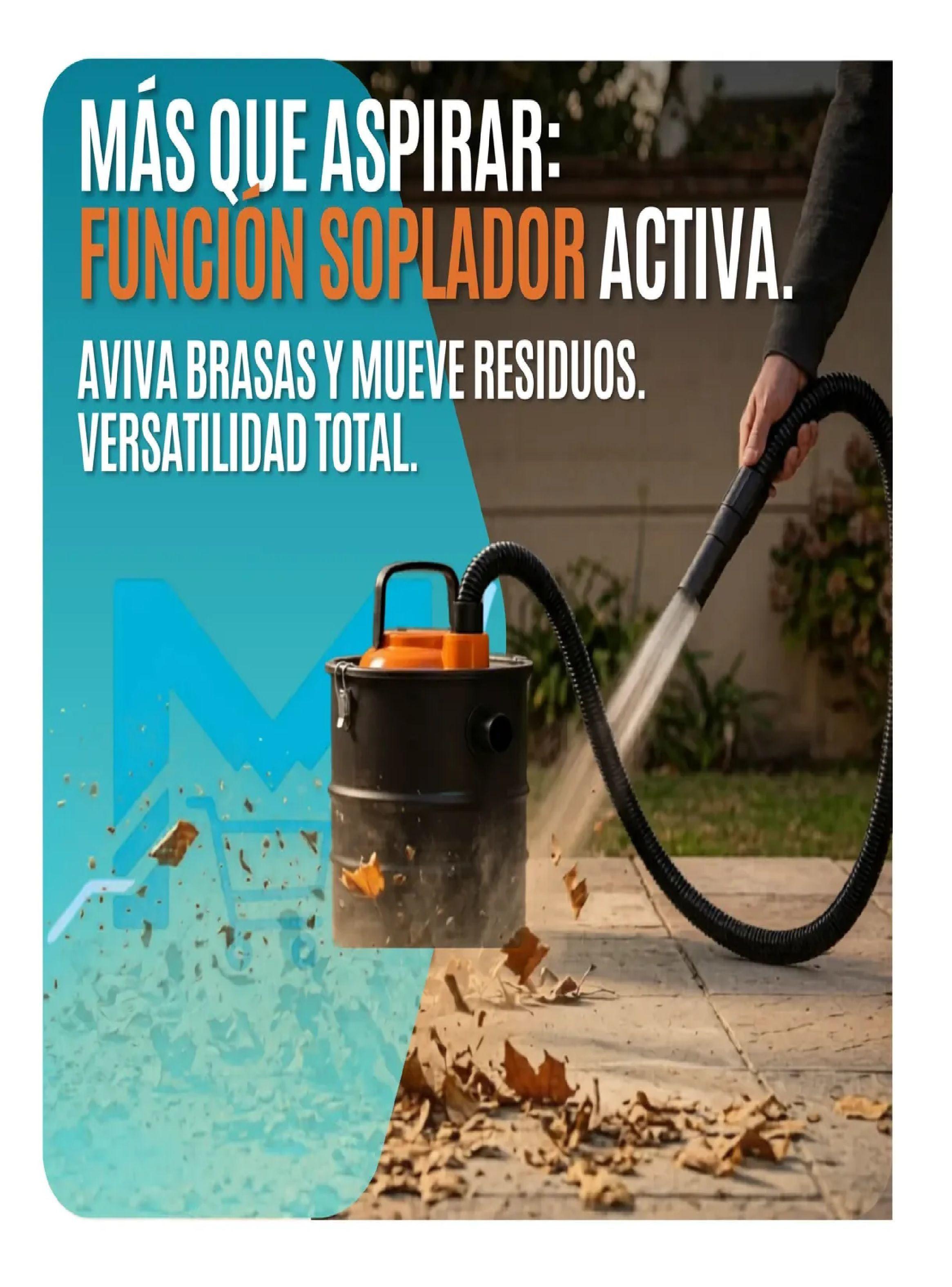 Aspiradora De Cenizas Nex 20 Litros Funci n Soplado Parrilla-3