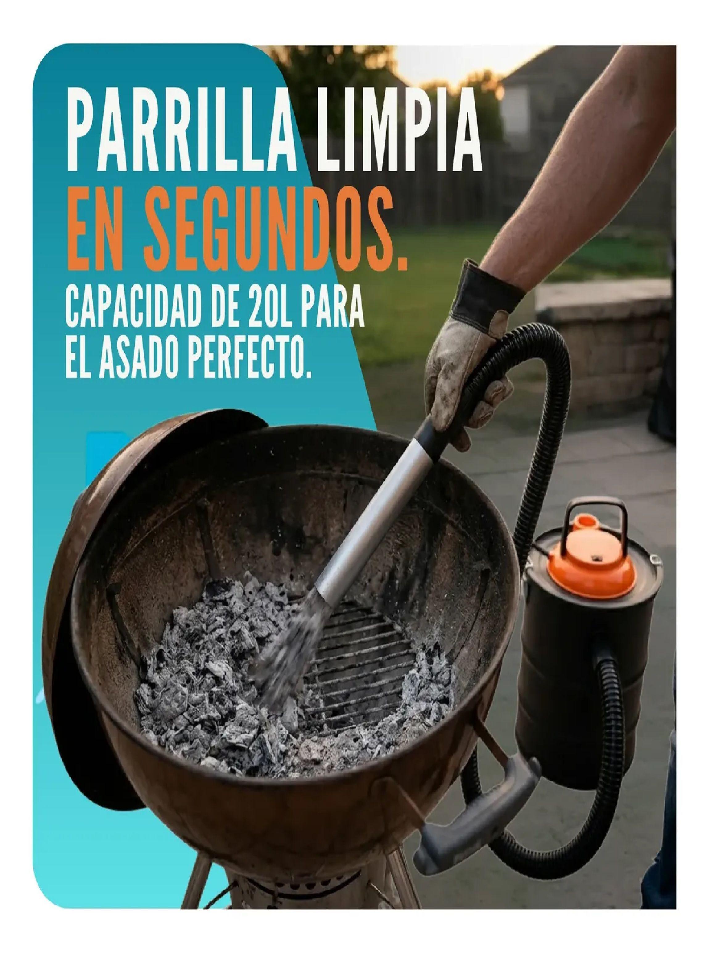 Aspiradora De Cenizas Nex 20 Litros Funci n Soplado Parrilla-4