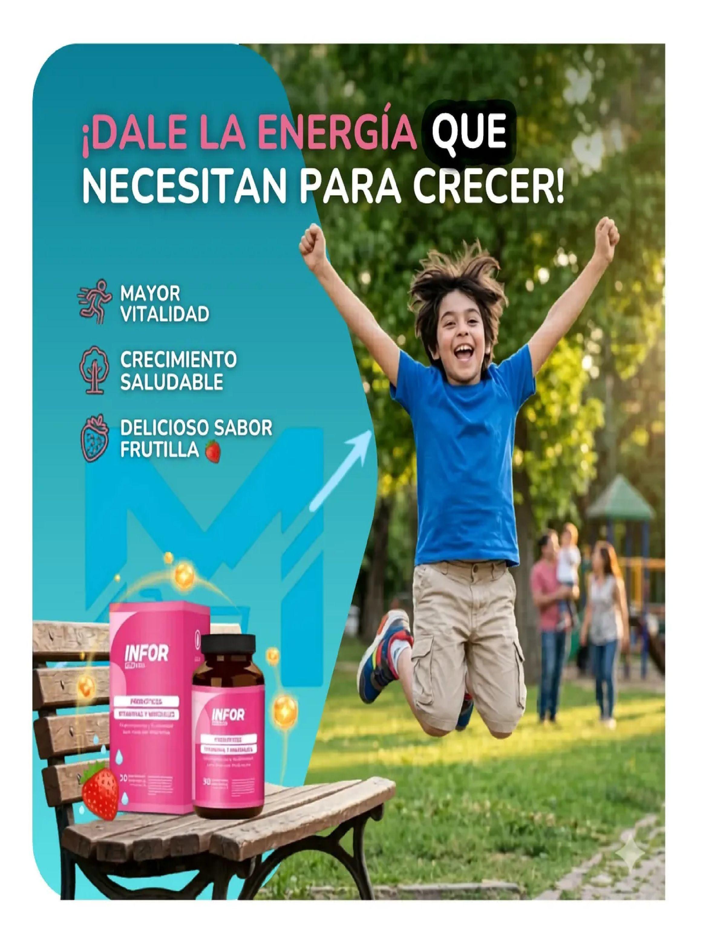 Infor Pro Kids Probioticos Vitaminas Y Minerales 30 Mastic-4