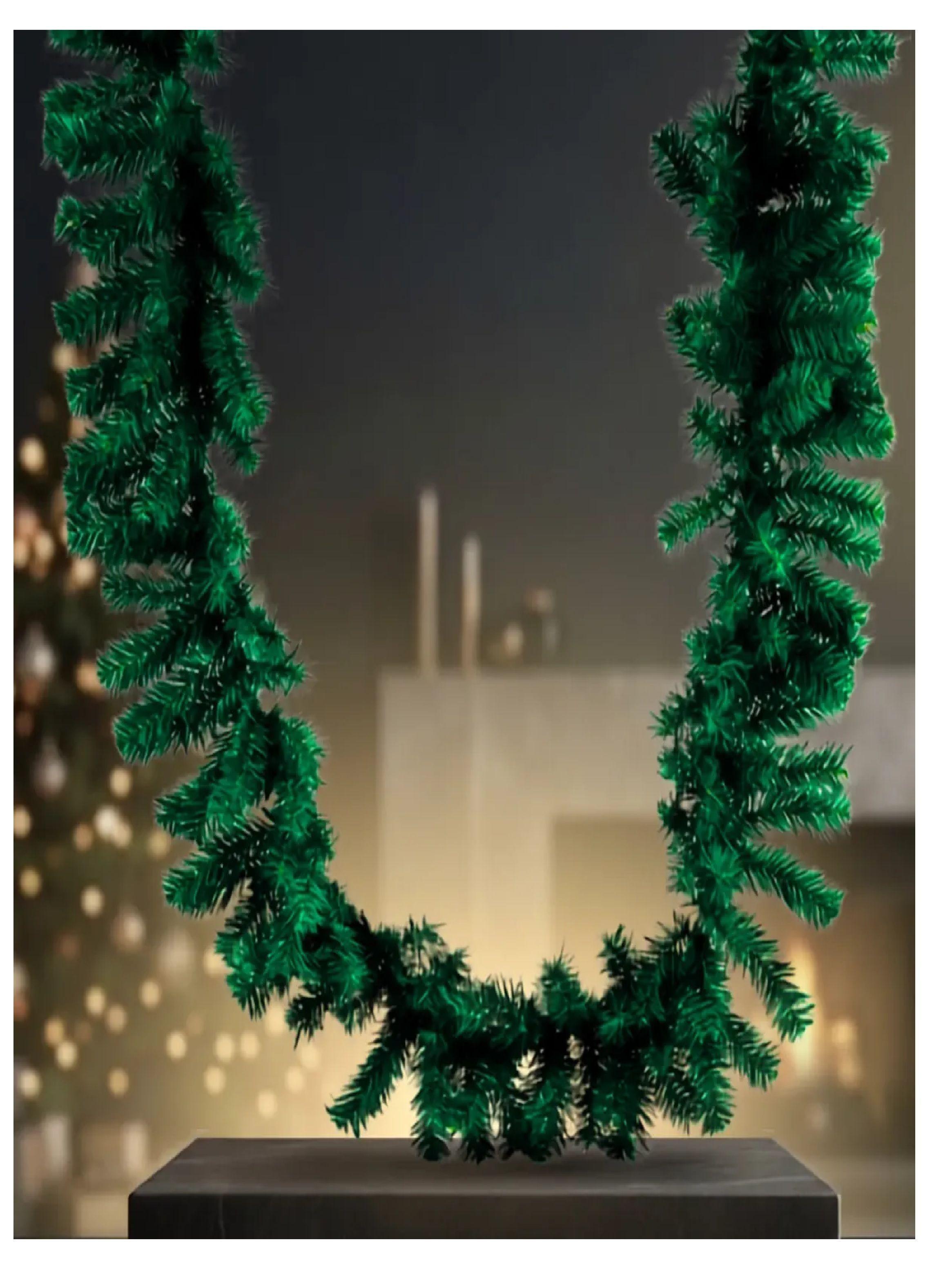 Guirnalda Canadiense De Navidad 270 Cm Decoracion Festiva-0