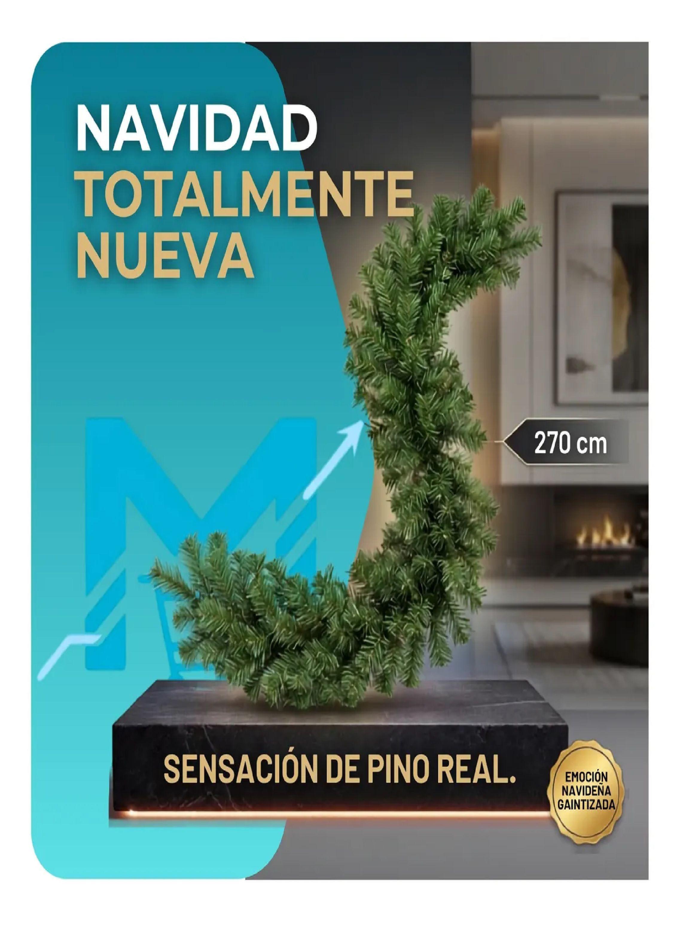 Guirnalda Canadiense De Navidad 270 Cm Decoracion Festiva-1