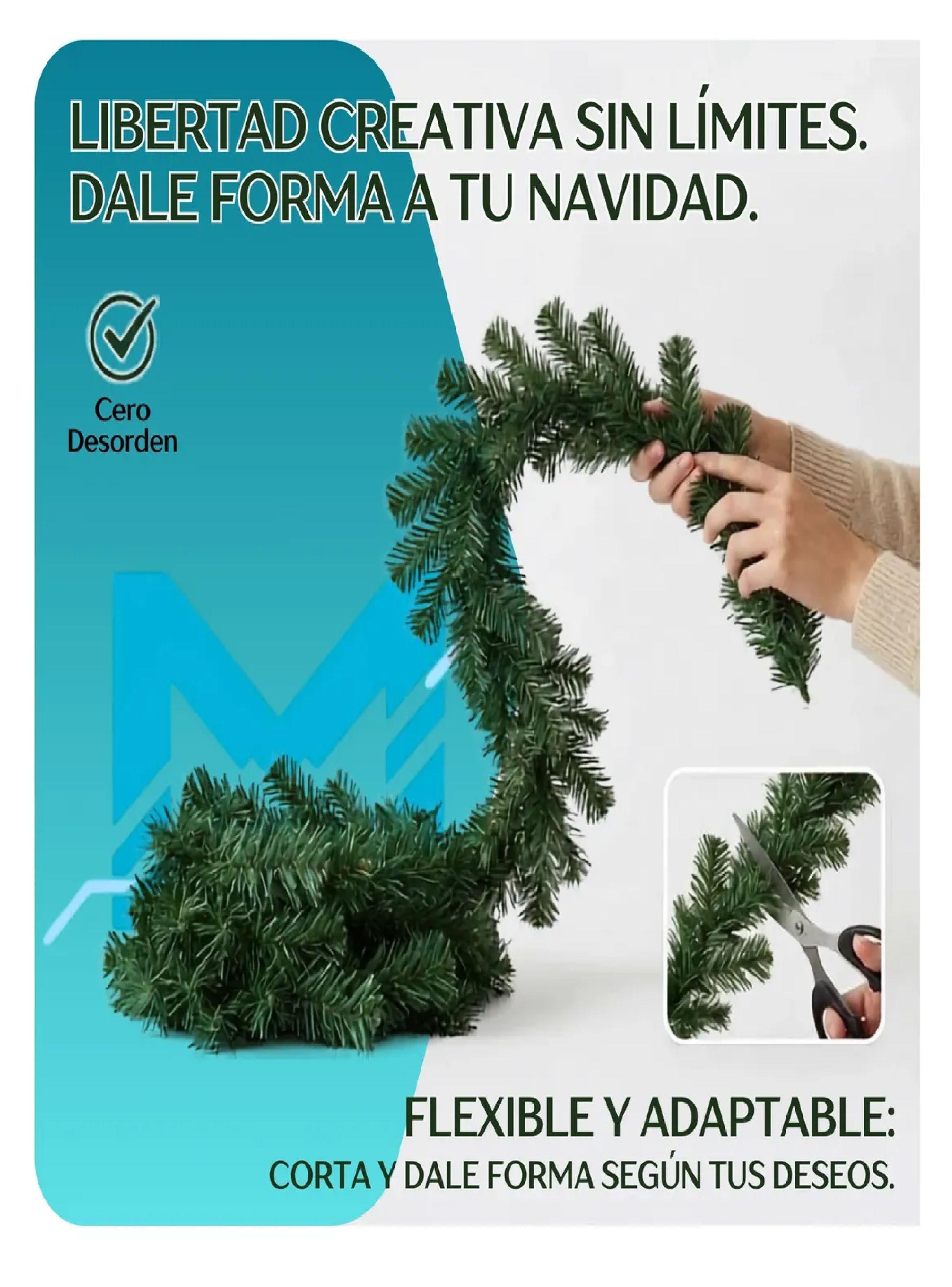 Guirnalda Canadiense De Navidad 270 Cm Decoracion Festiva-4