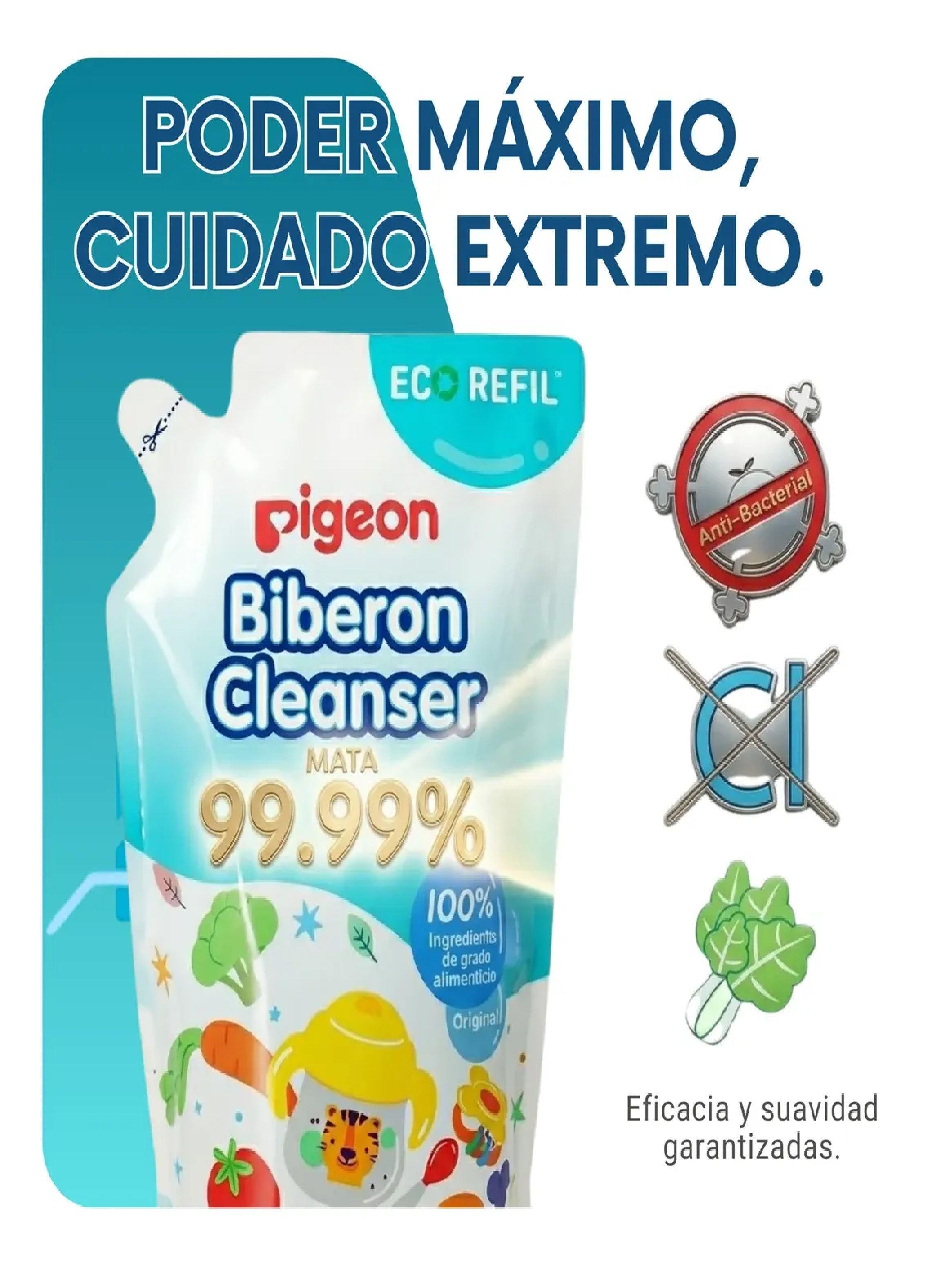 Limpiador De Biberones Accesorios Fruta 650ml Recarga Pigeon-3