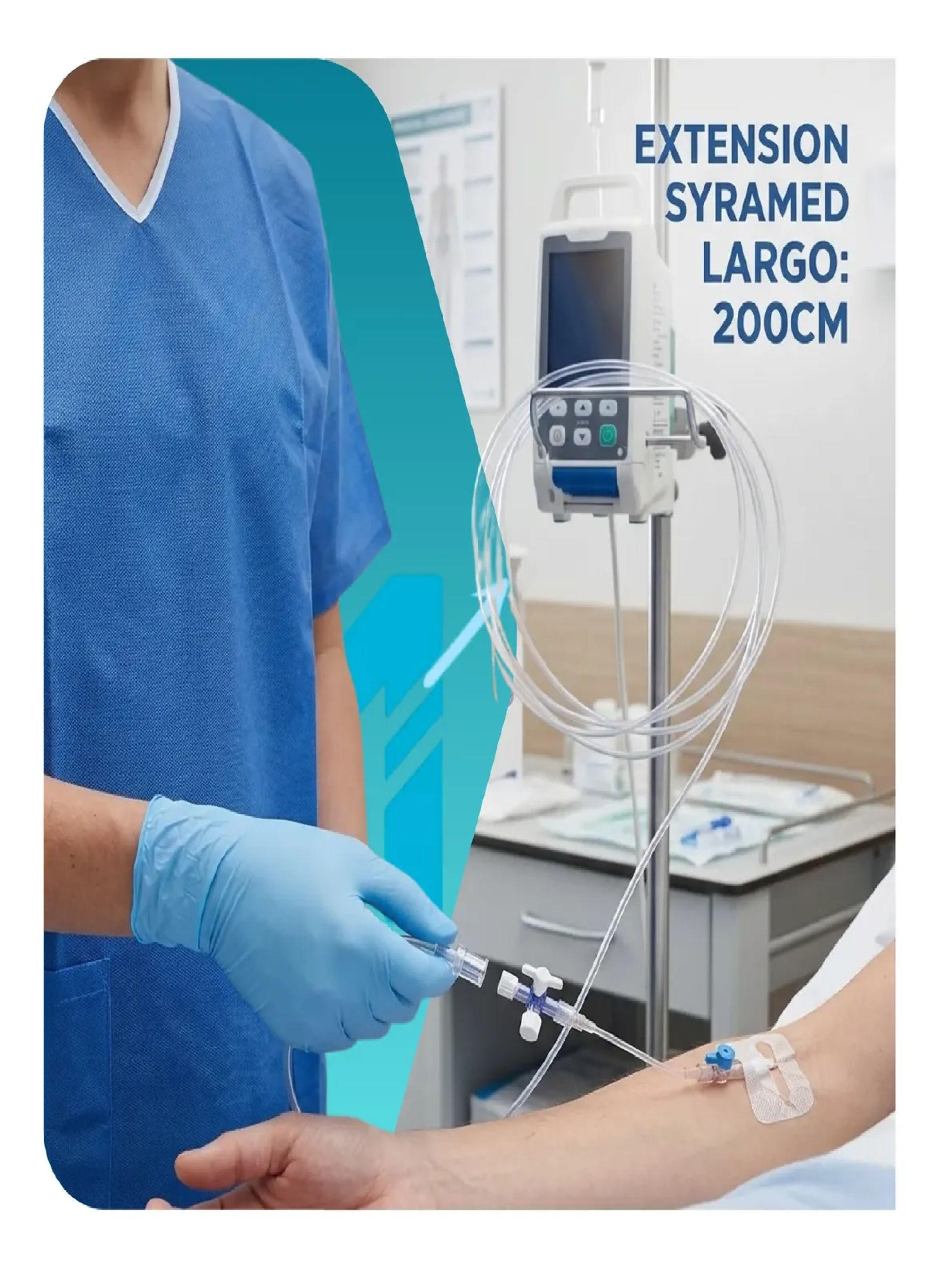 Linea De Extension Syramed Arcomed 200cm Luer Lock-5