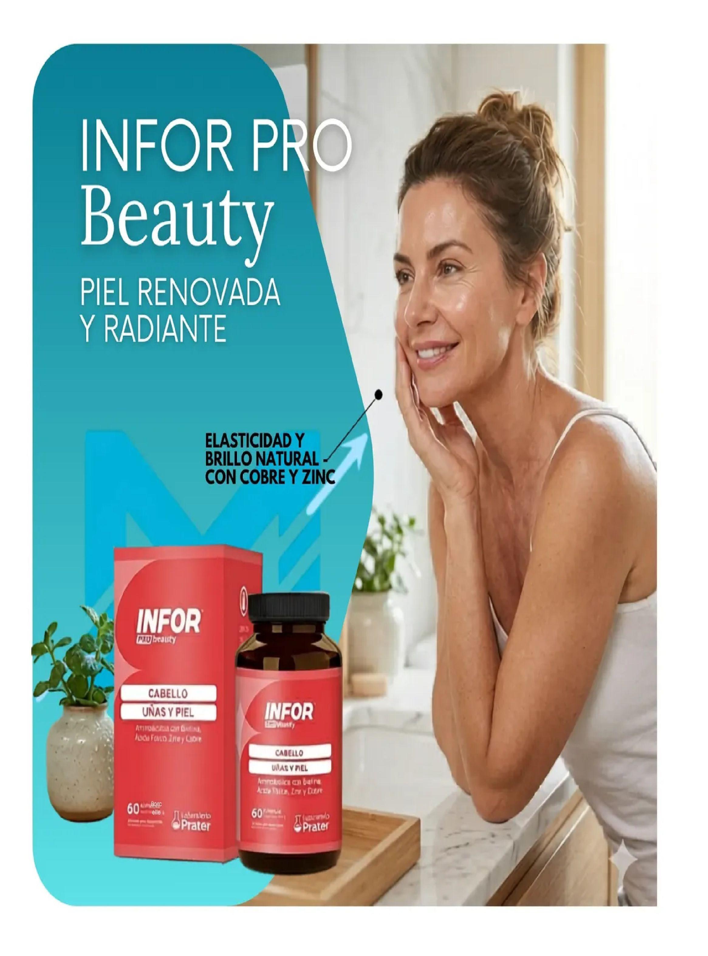 Infor Pro Beauty Prater Piel Cabello U as 60 Caps-3