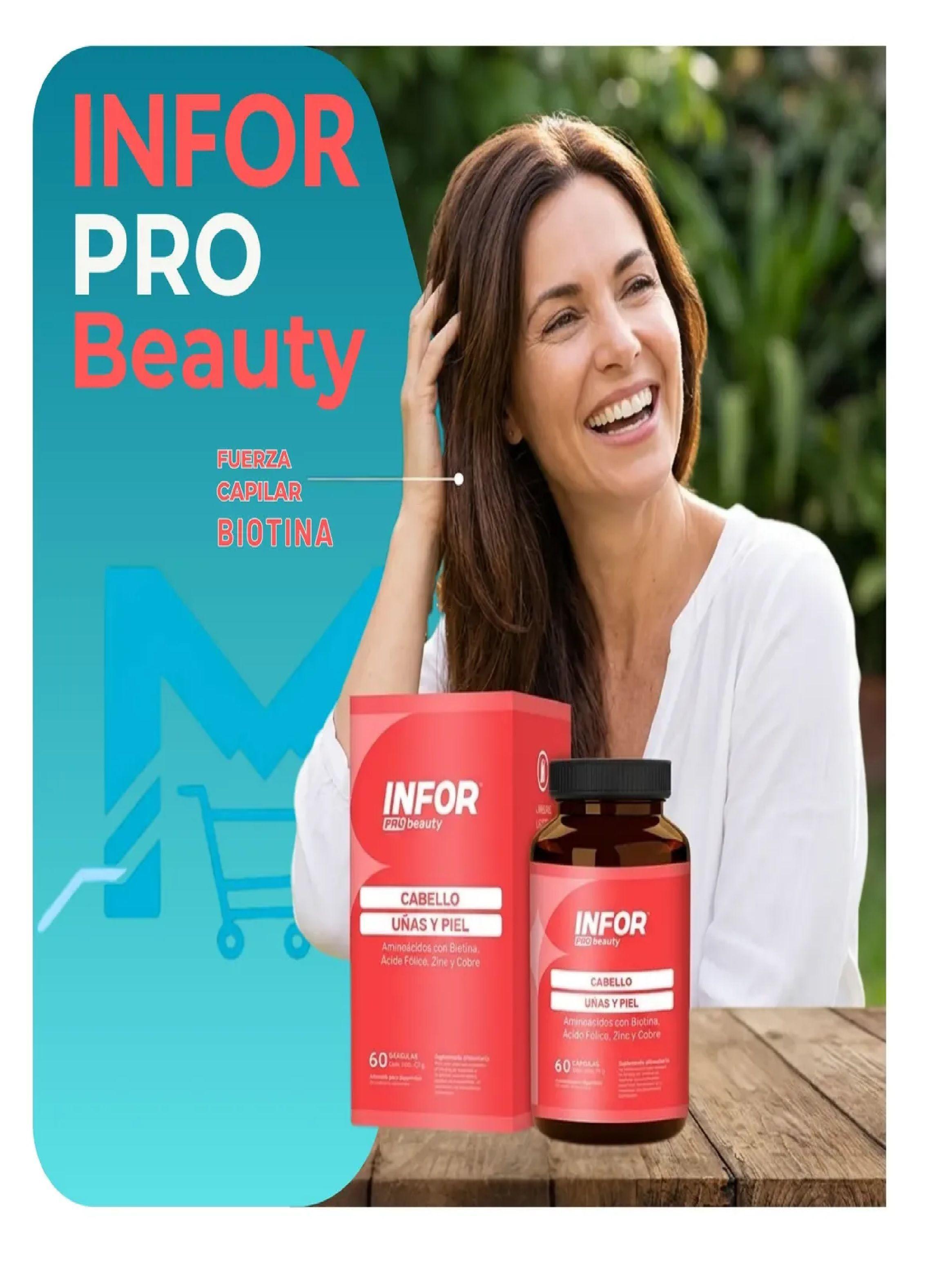Infor Pro Beauty Prater Piel Cabello U as 60 Caps-6