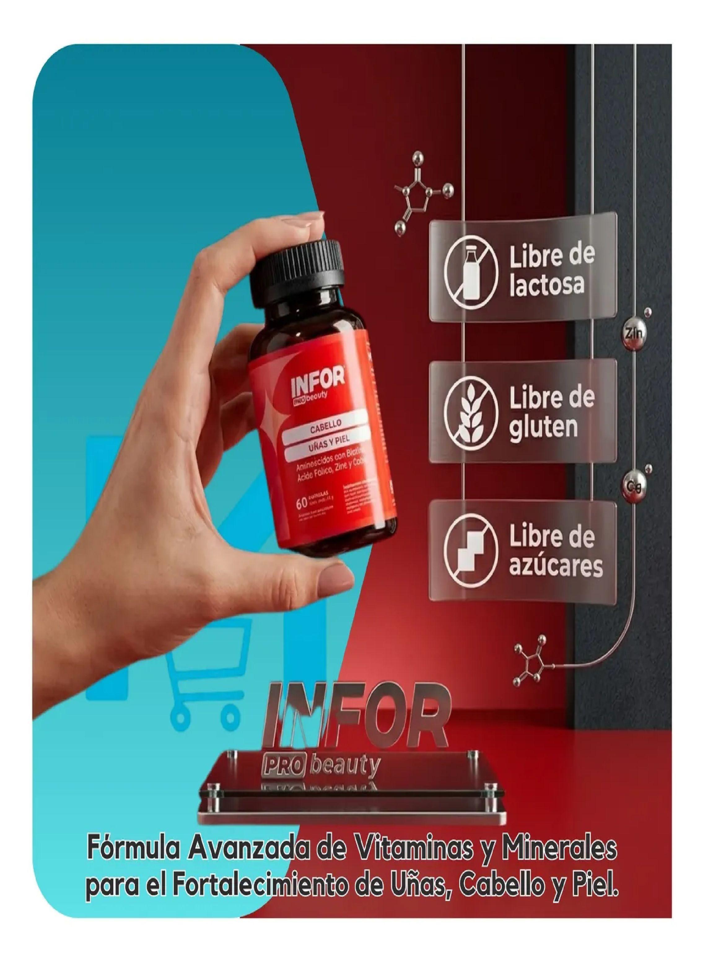 Infor Pro Beauty Prater Piel Cabello U as 60 Caps-7