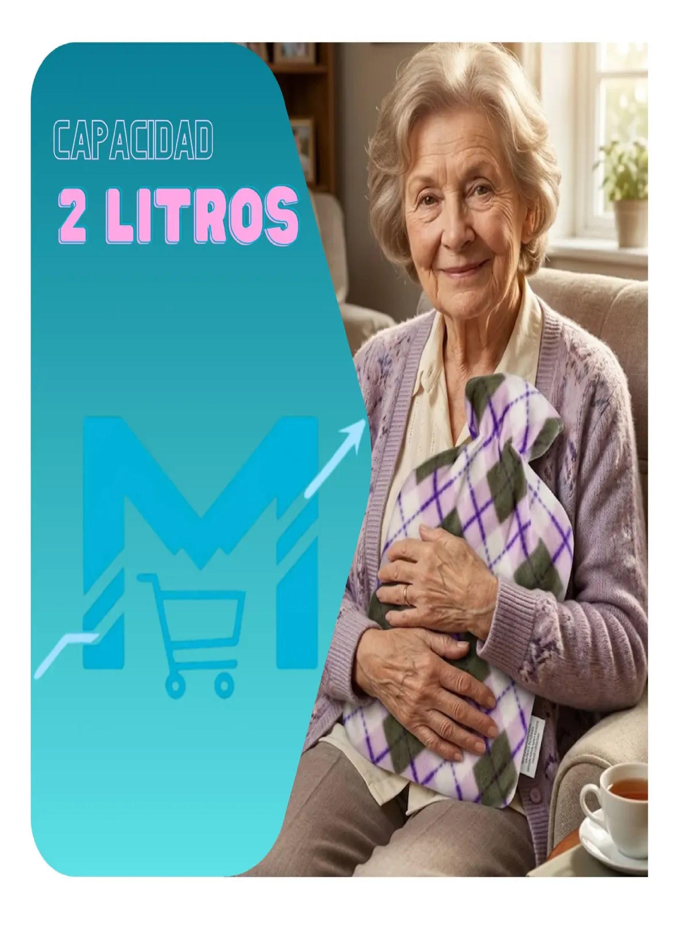 Guatero Con Funda Para Agua Caliente 2l Bolsa Certificada-2