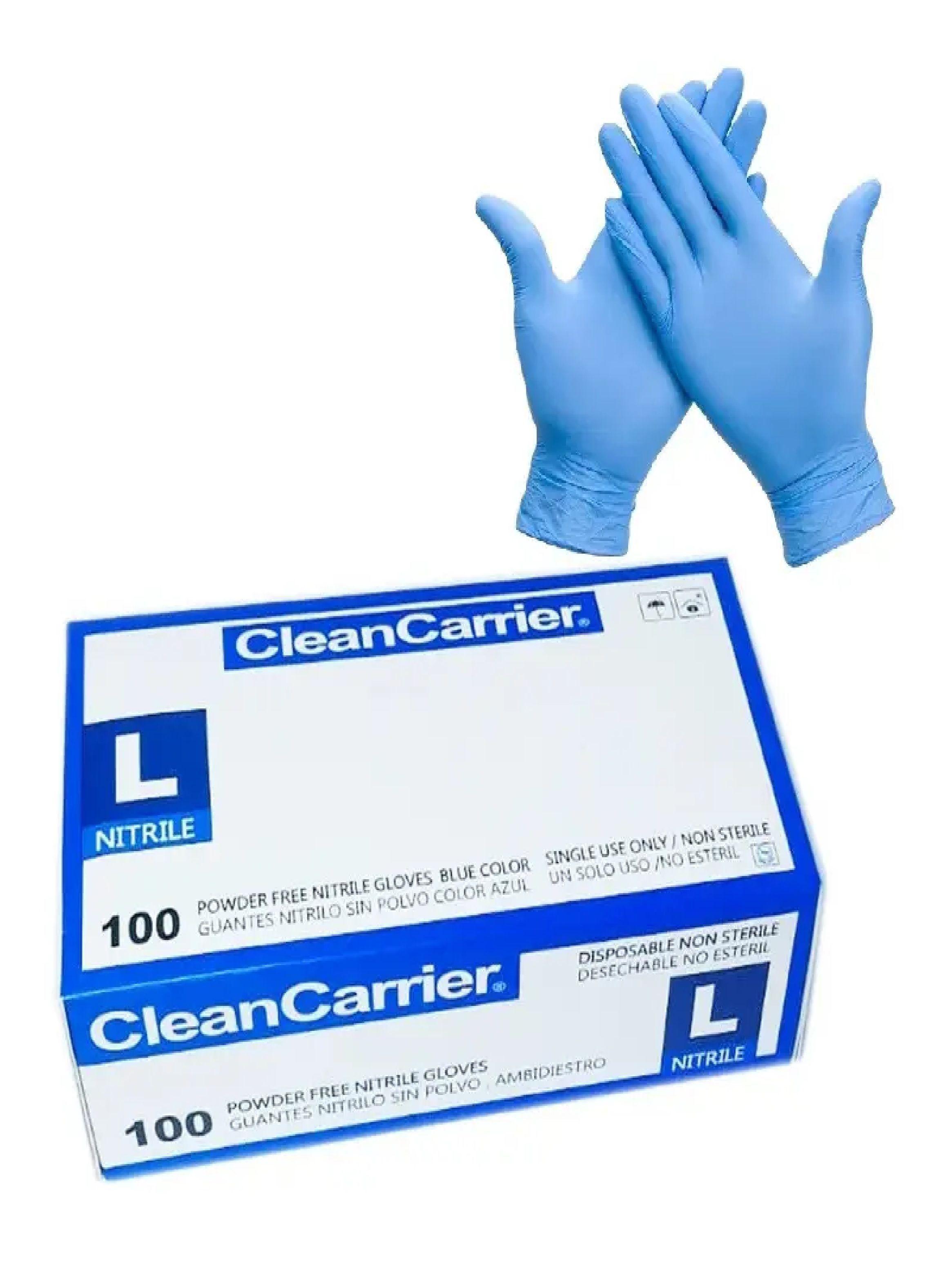Guantes Nitrilo Azul Talla L Cleancarrier Pack X 500 Uni-1