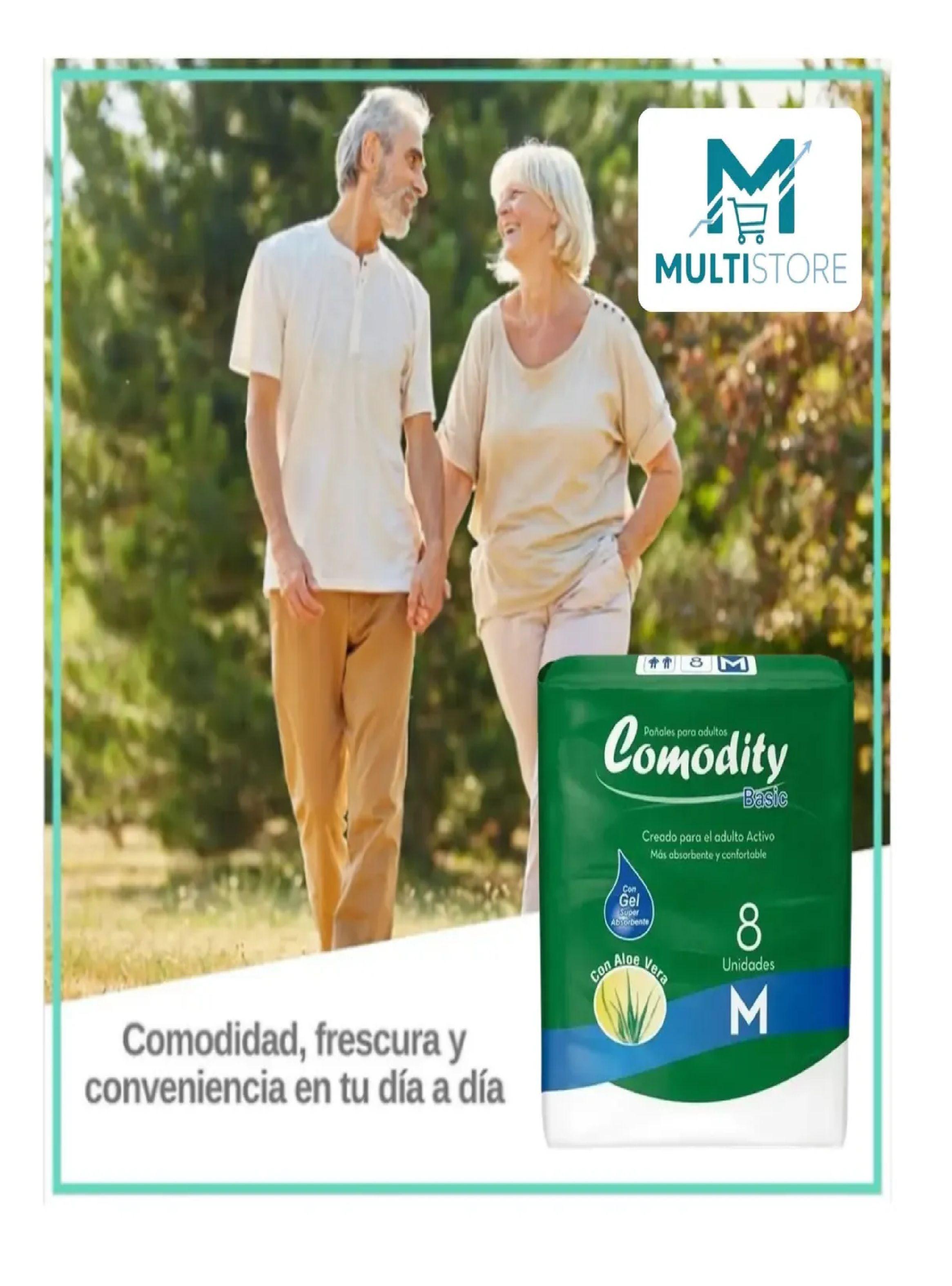 Pañales Adulto Comodity Basic Talla M Incontinencia Fuerte-2