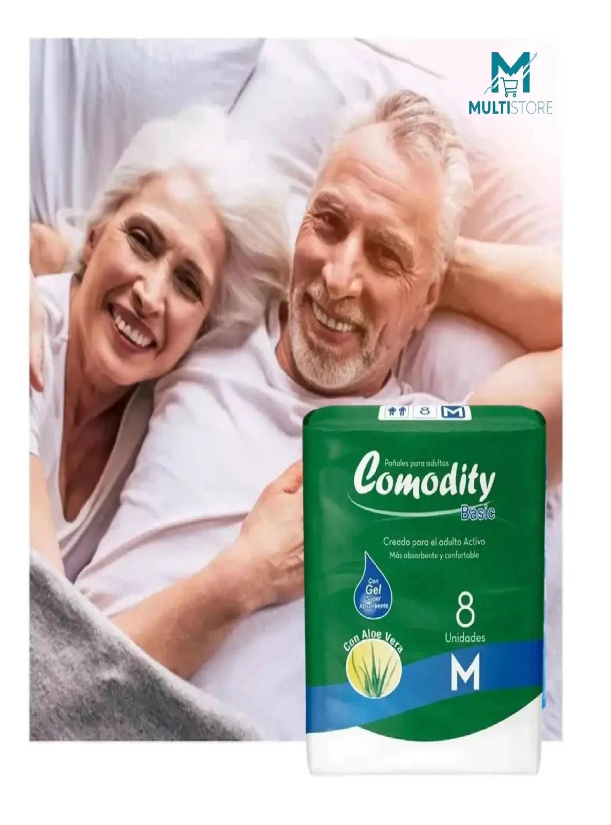 Pañales Adulto Comodity Basic Talla M Incontinencia Fuerte-3