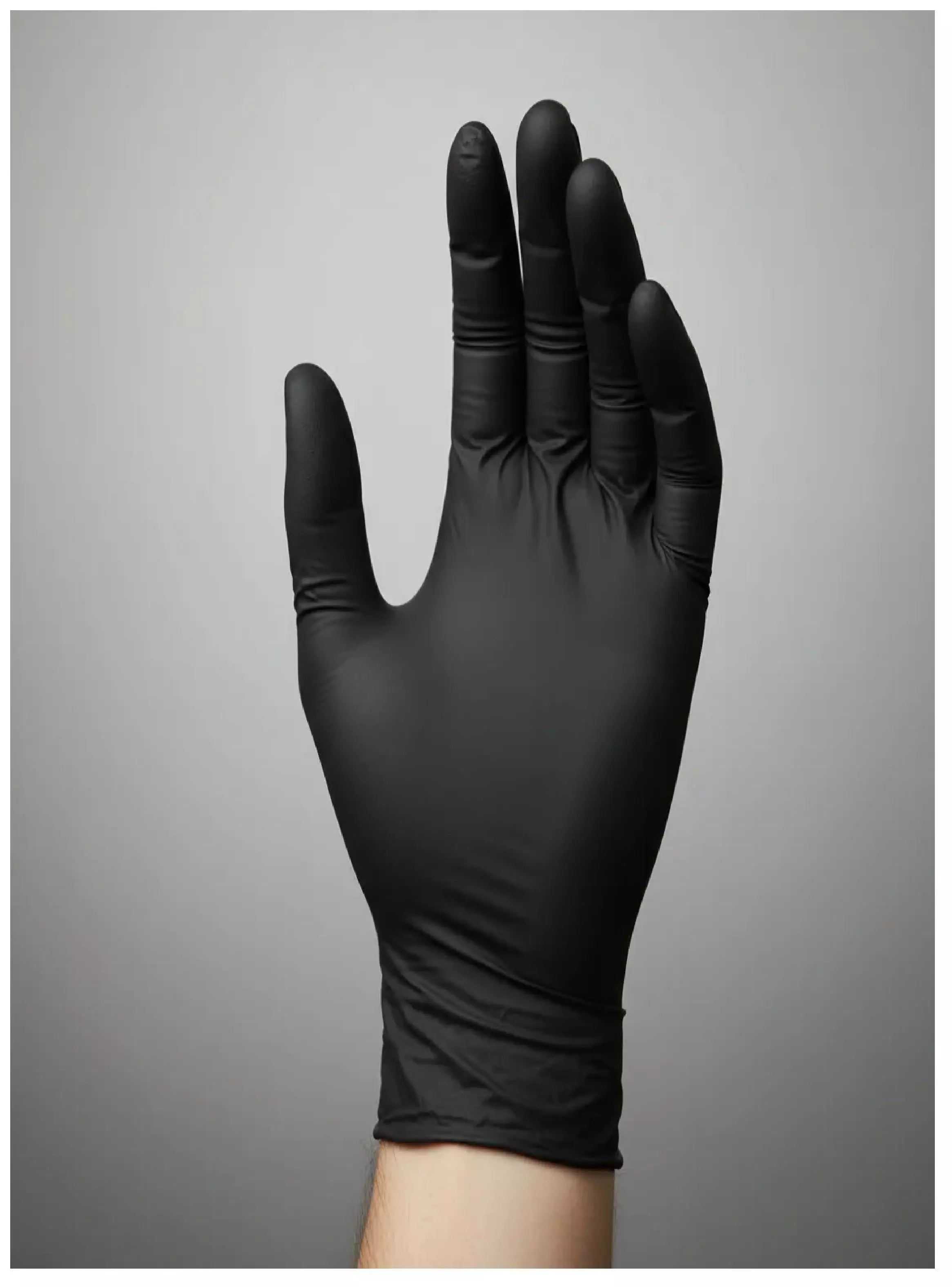 Guantes Nitrilo Negro Talla M Cleancarrier Sin polvo 100 Unid-4