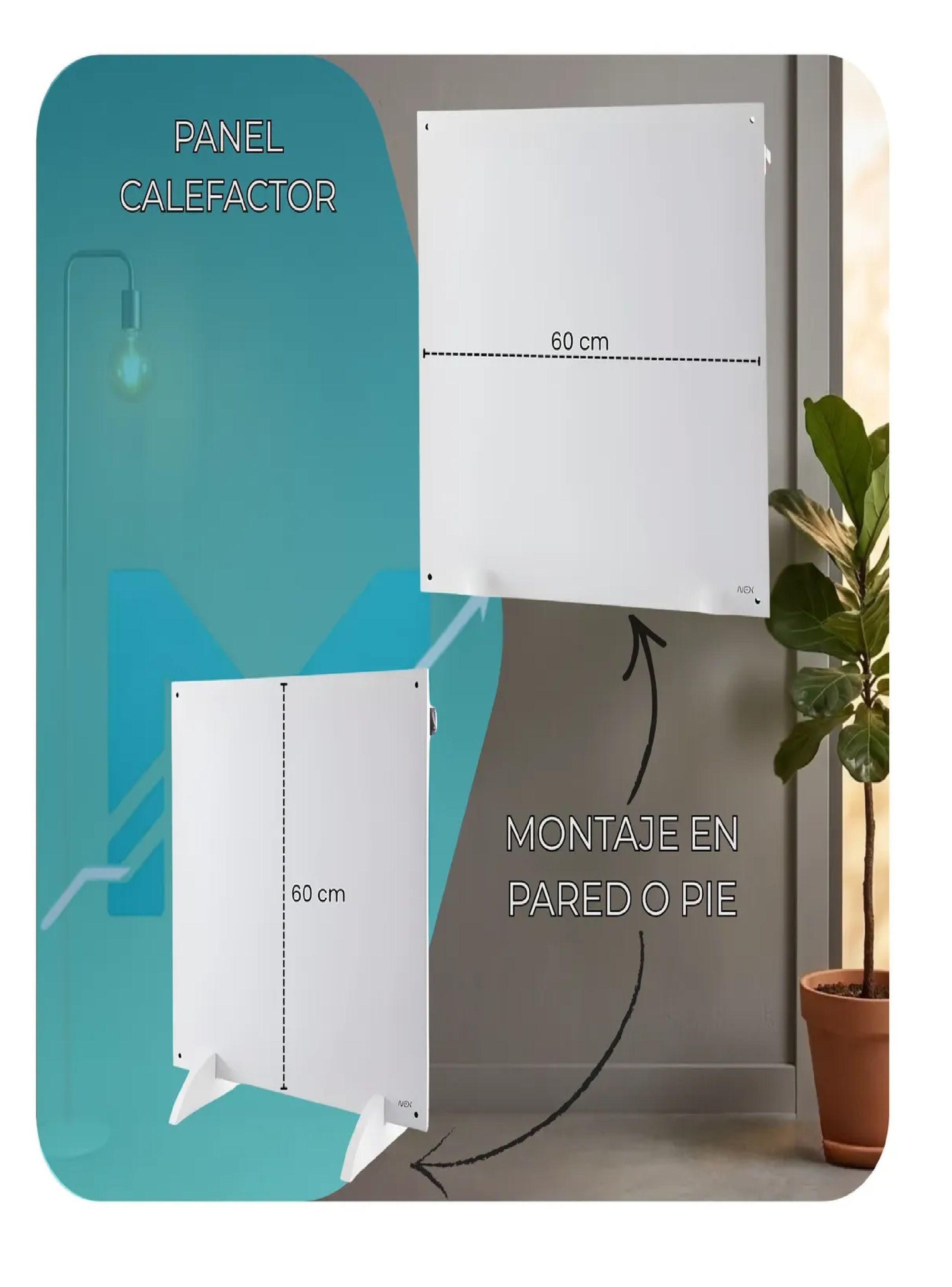 Panel Calefactor Nex Ph002 400w Estufa Pared Bajo Consumo-1