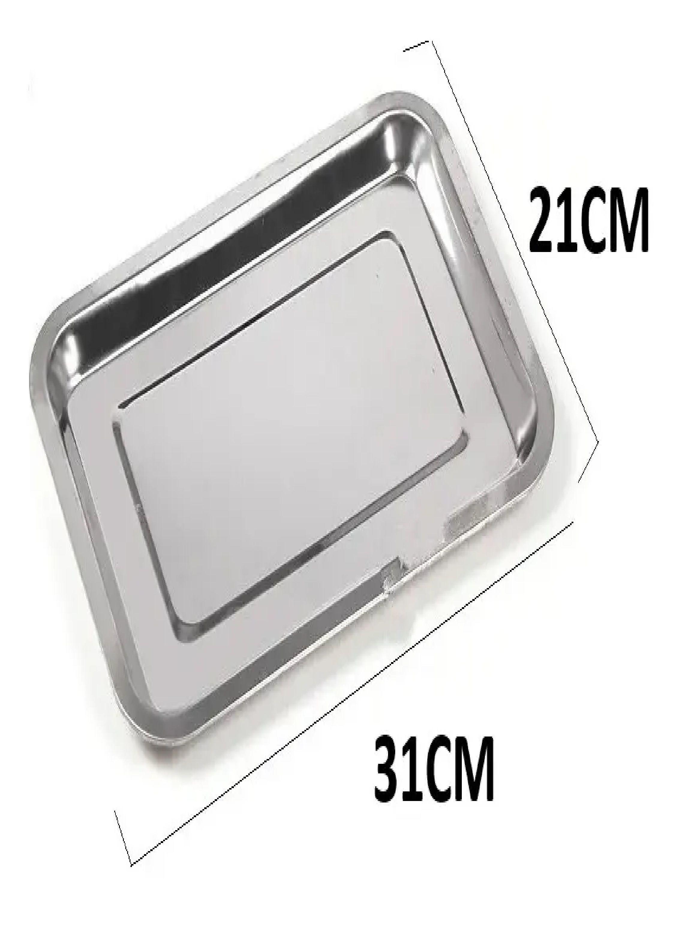 Bandeja Para Instrumentos Rectangular De Acero Quirurgico-2