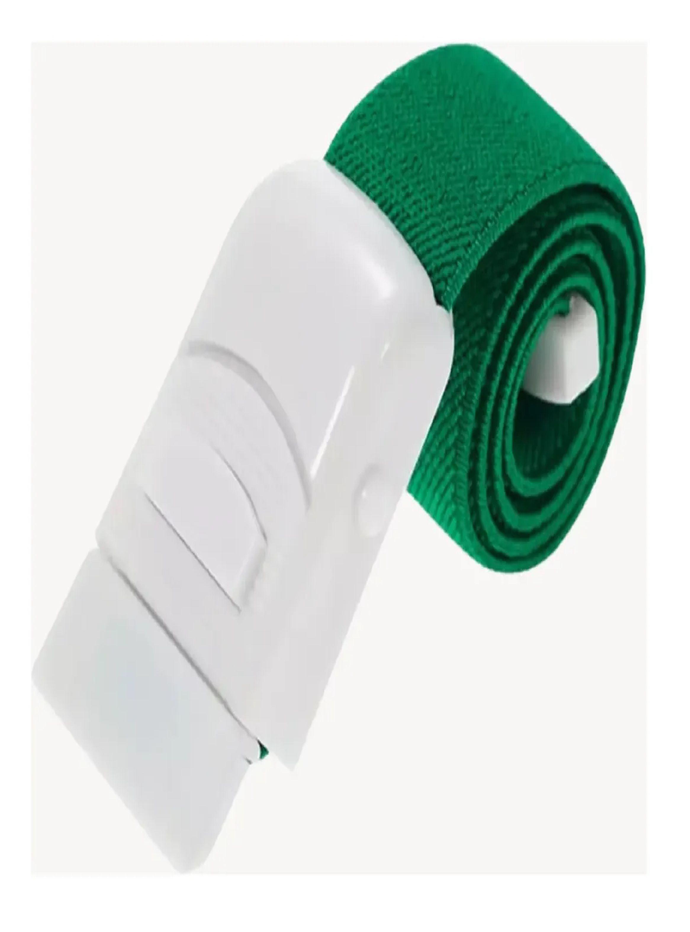 Torniquete Ligadura Elastico Hebilla Medicas Verde 12 Unid -2