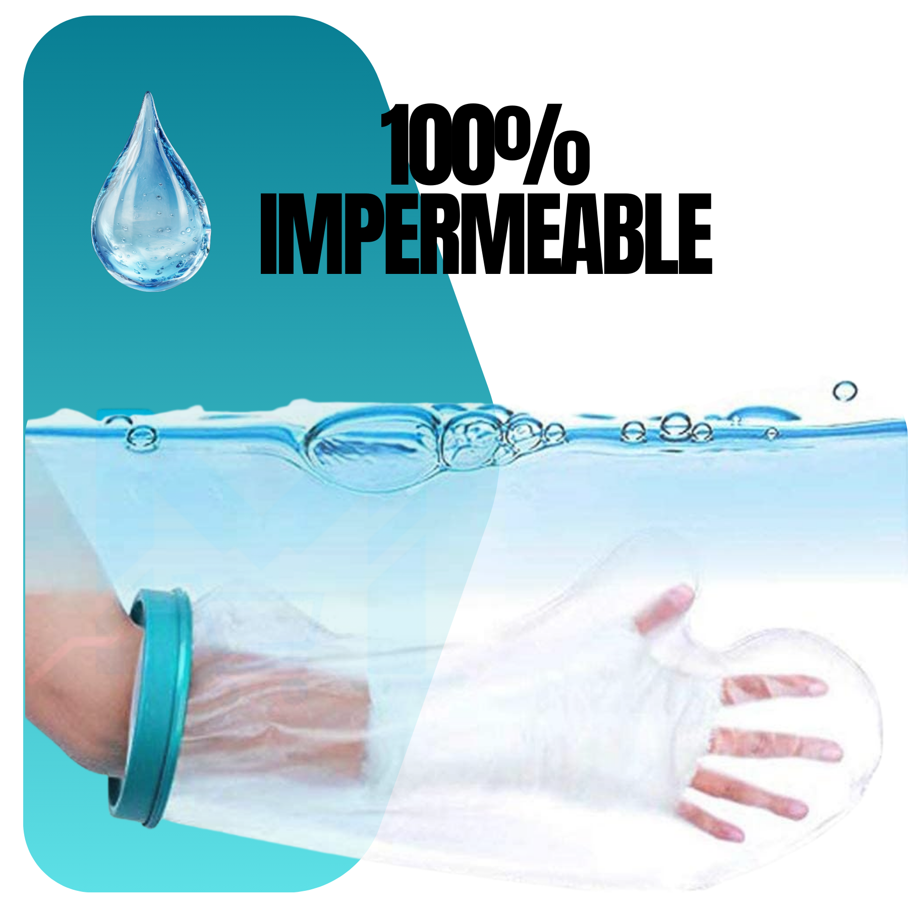 Protector De Yeso Antebrazo Completo Adulto 100 Impermeable-2