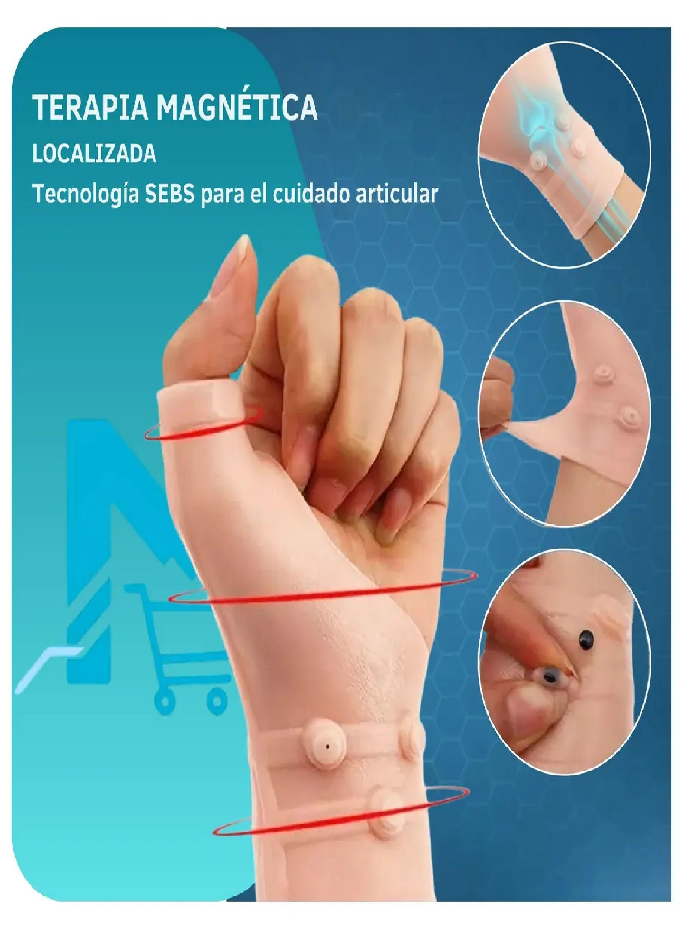 Guante Silicona Magnetico Artritis Tendinitis Tunel Carpiano-3
