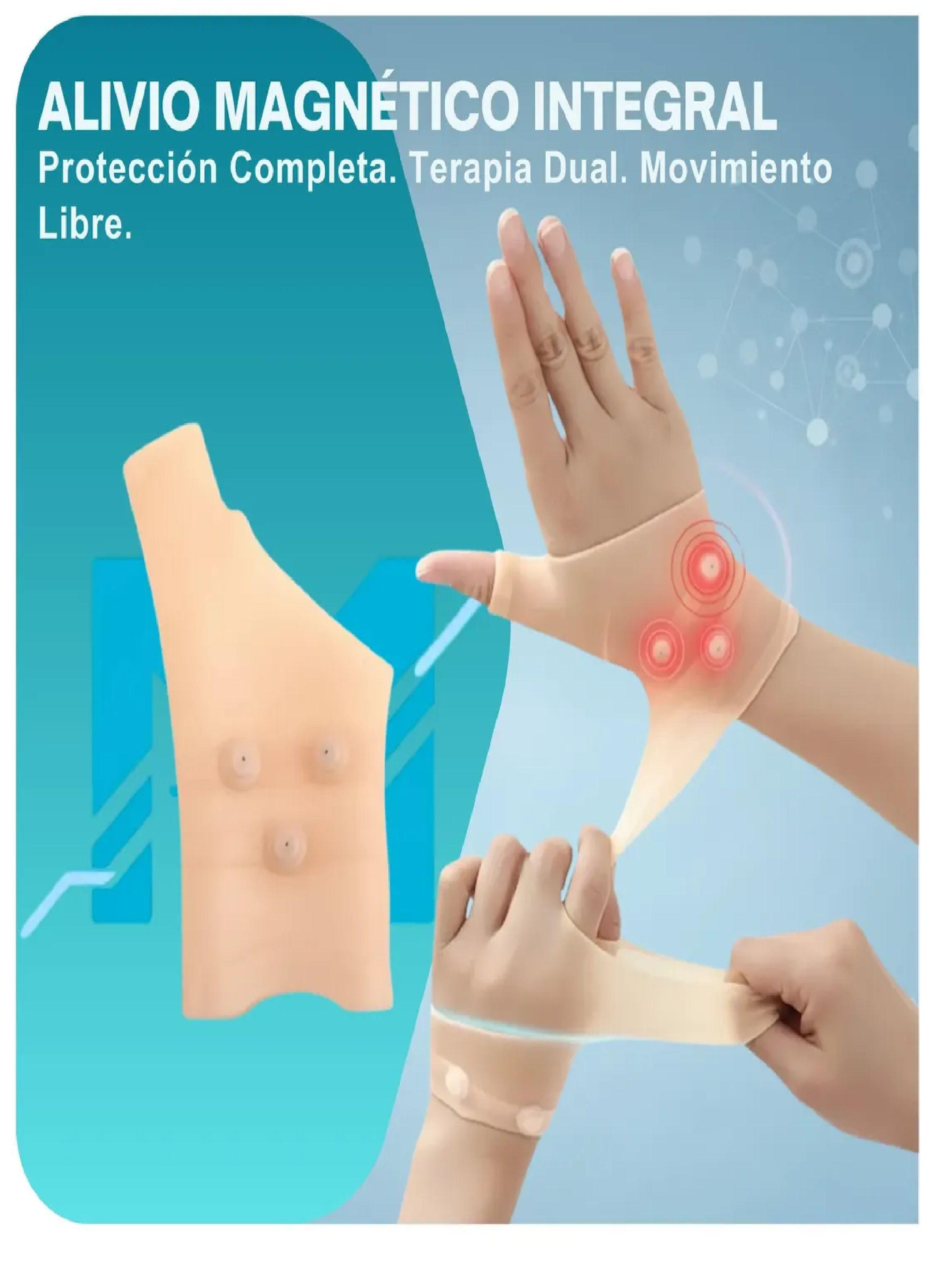 Guante Silicona Magnetico Artritis Tendinitis Tunel Carpiano-4