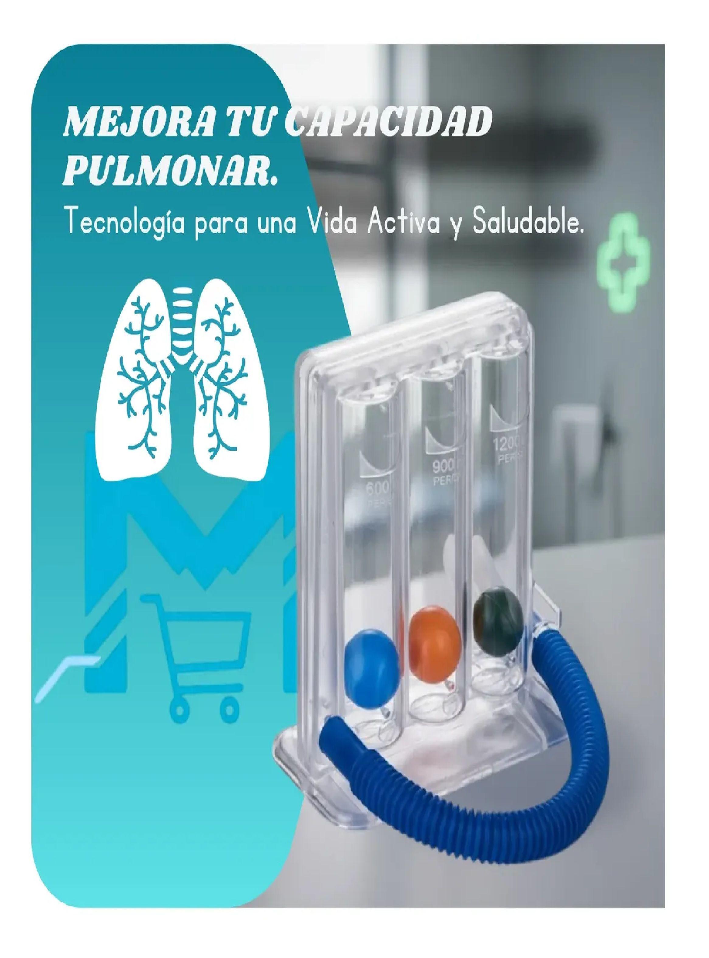 Triflo Ejercitador Pulmonar Respiratorio Espirometro Triflow-1