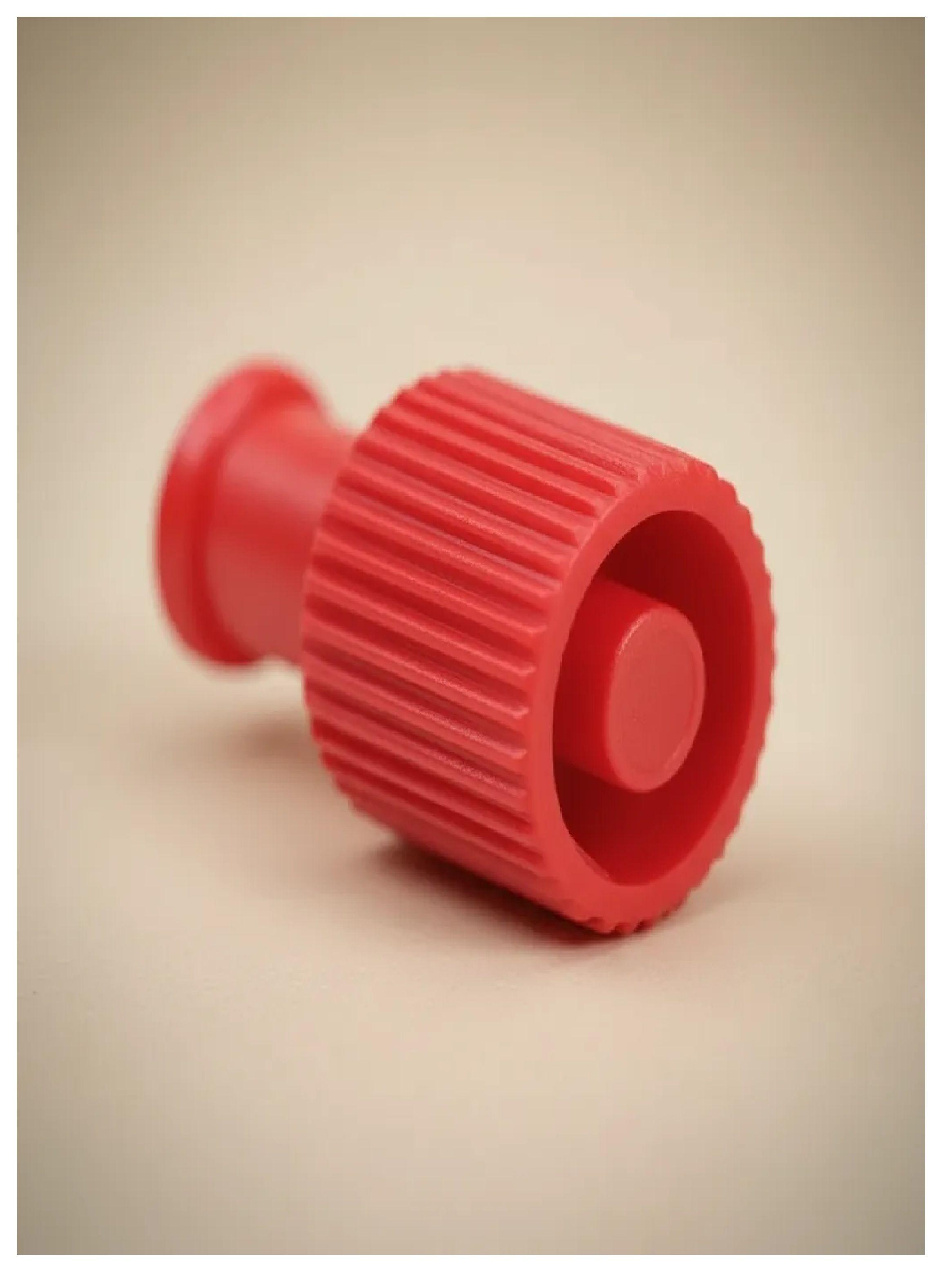 Tapa Obturacion Roja Macho hembra Cranberry Caja X100 Unid-4