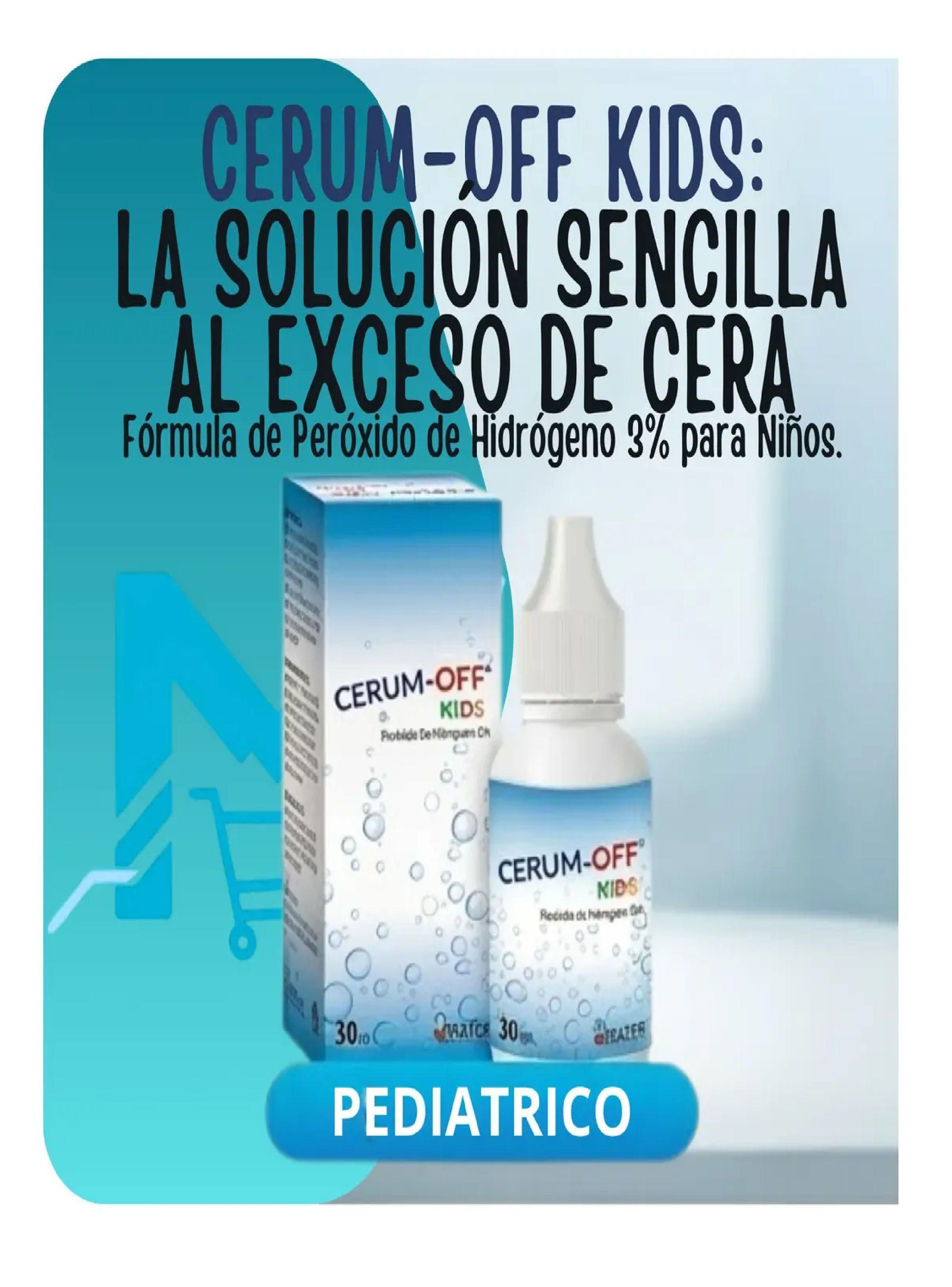 Pack X3 Gotas Limpieza O dos Infantil Cerum Off Kids 30ml-4