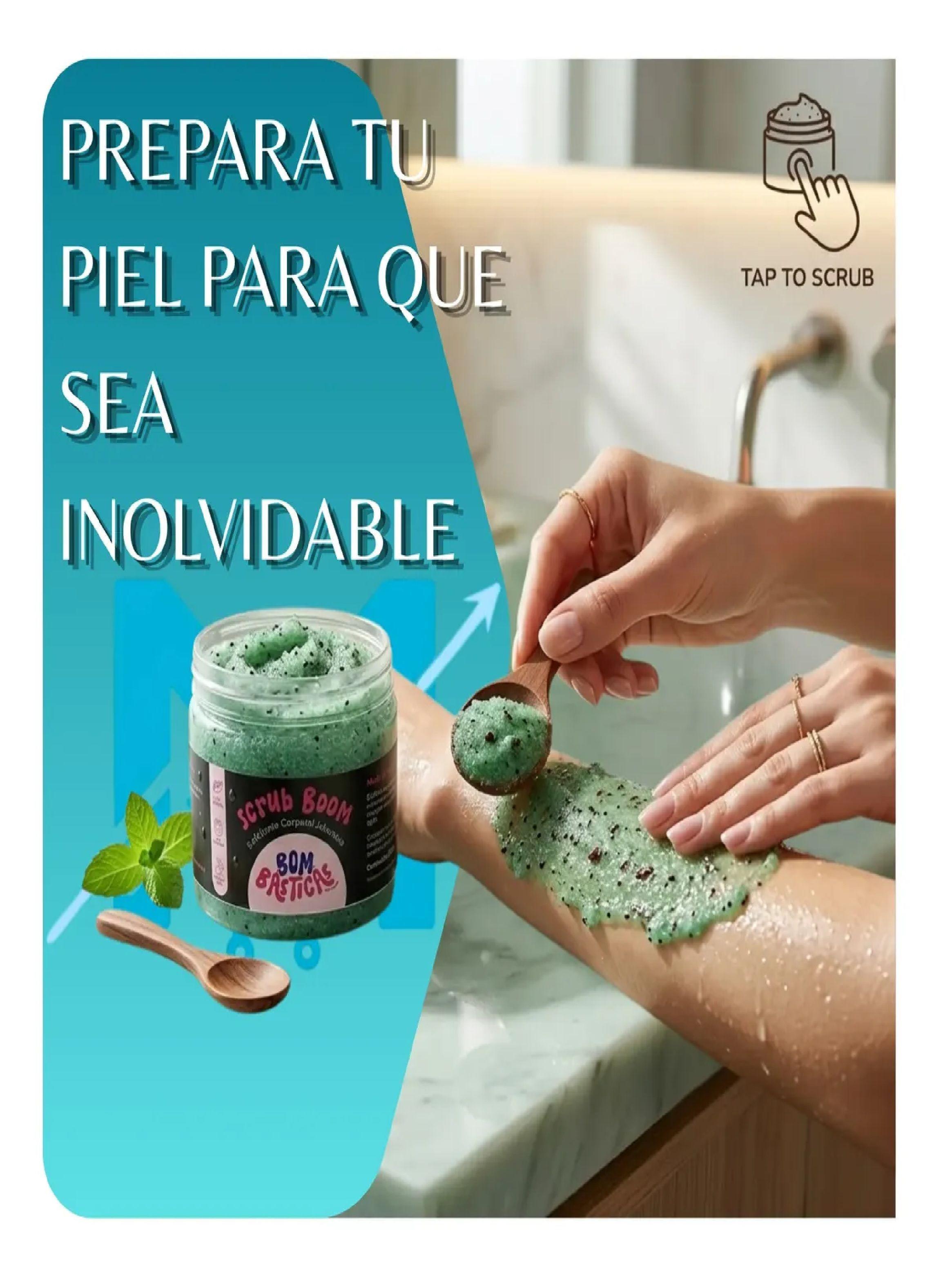 Exfoliante Corporal Jabonoso Organico Bombasticas 200g Choco Menta-6