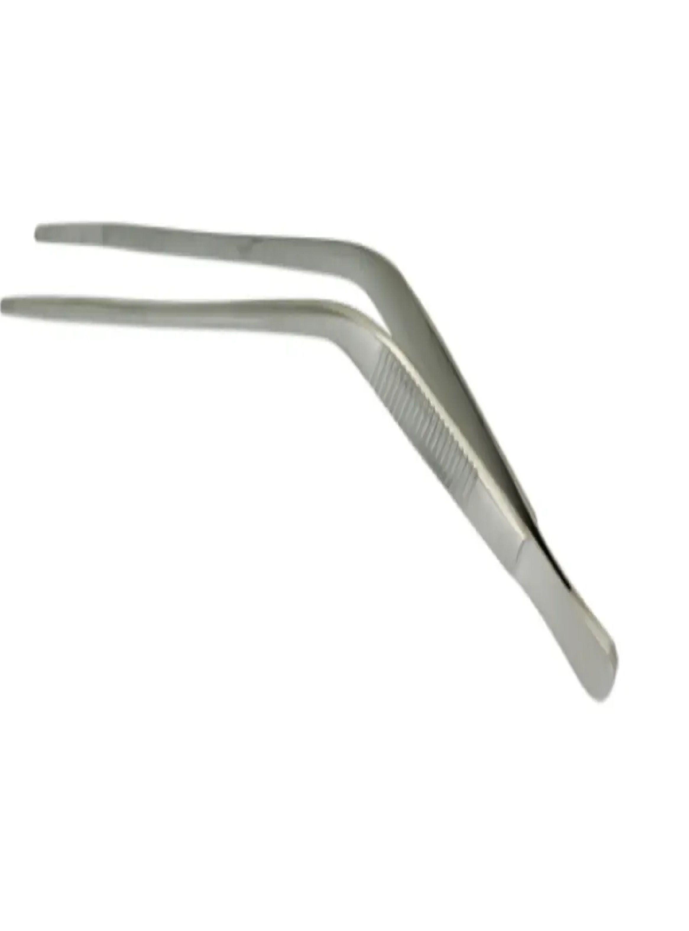Pinza Diseccion Acodada De 16 Cm Acero Inoxidable-0