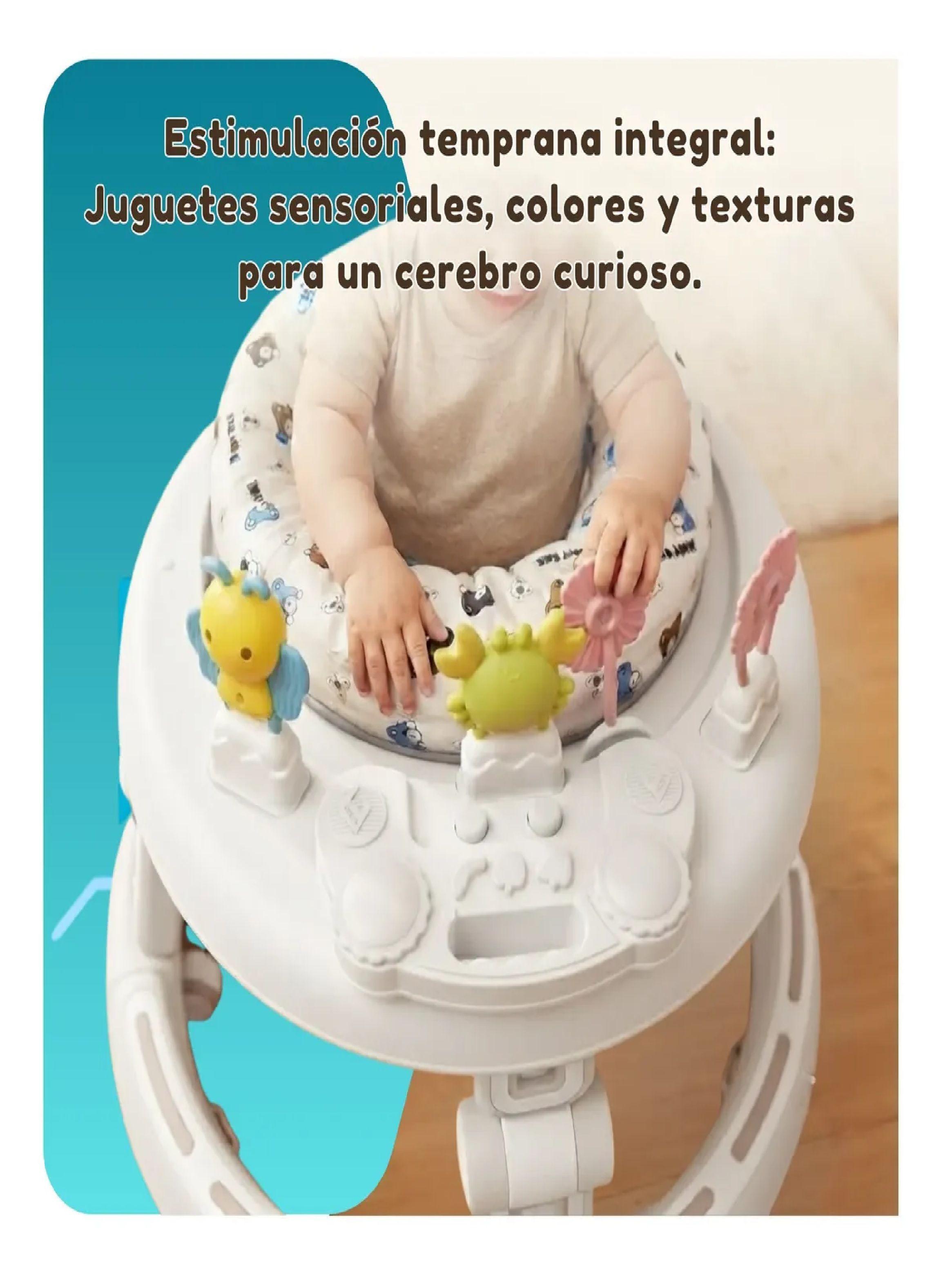 Andador Caminador Para Bebe Plegable Centro De Actividades Blanco-3