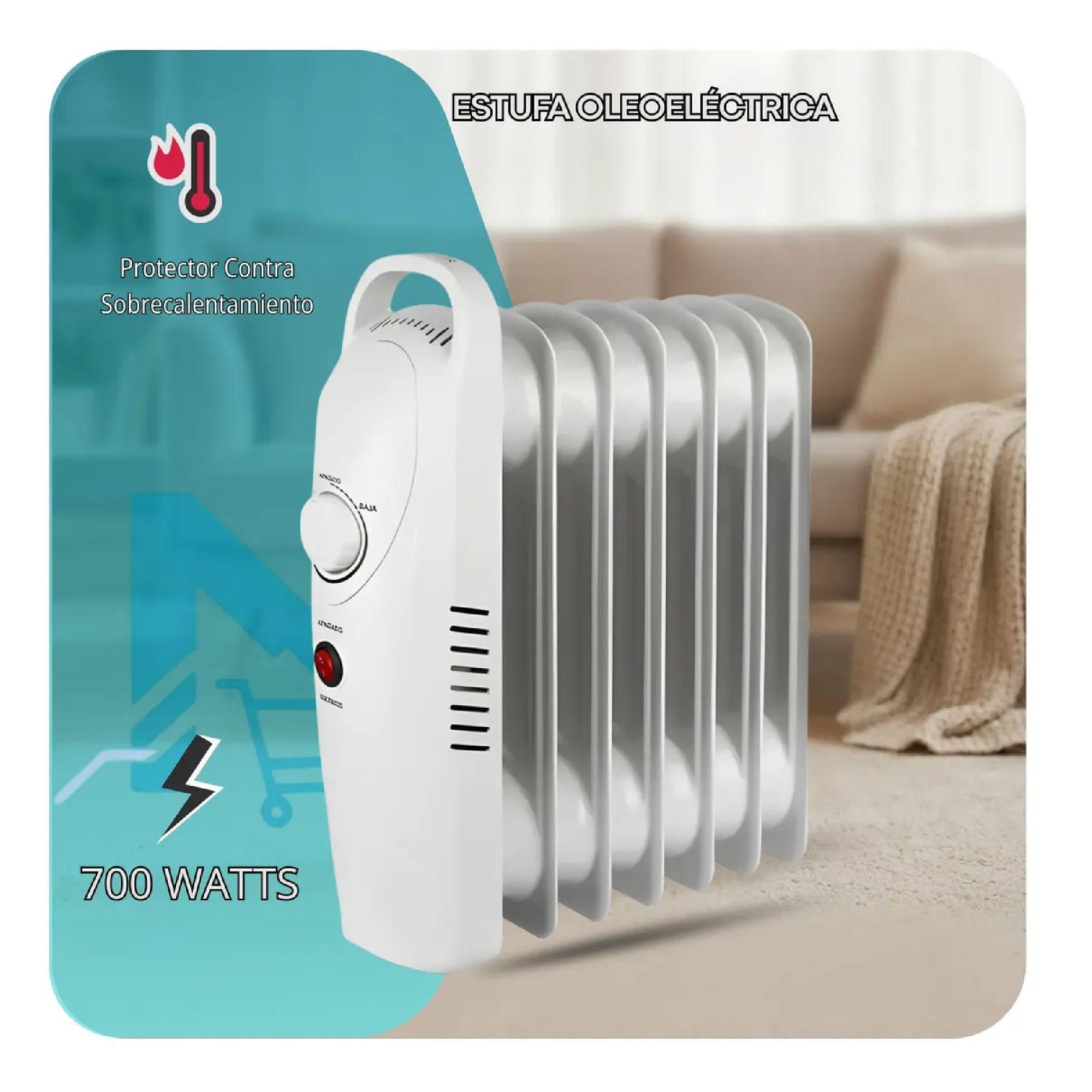 Estufa Oleoelectrica 700w Radiador Electrico Re001oi20-3