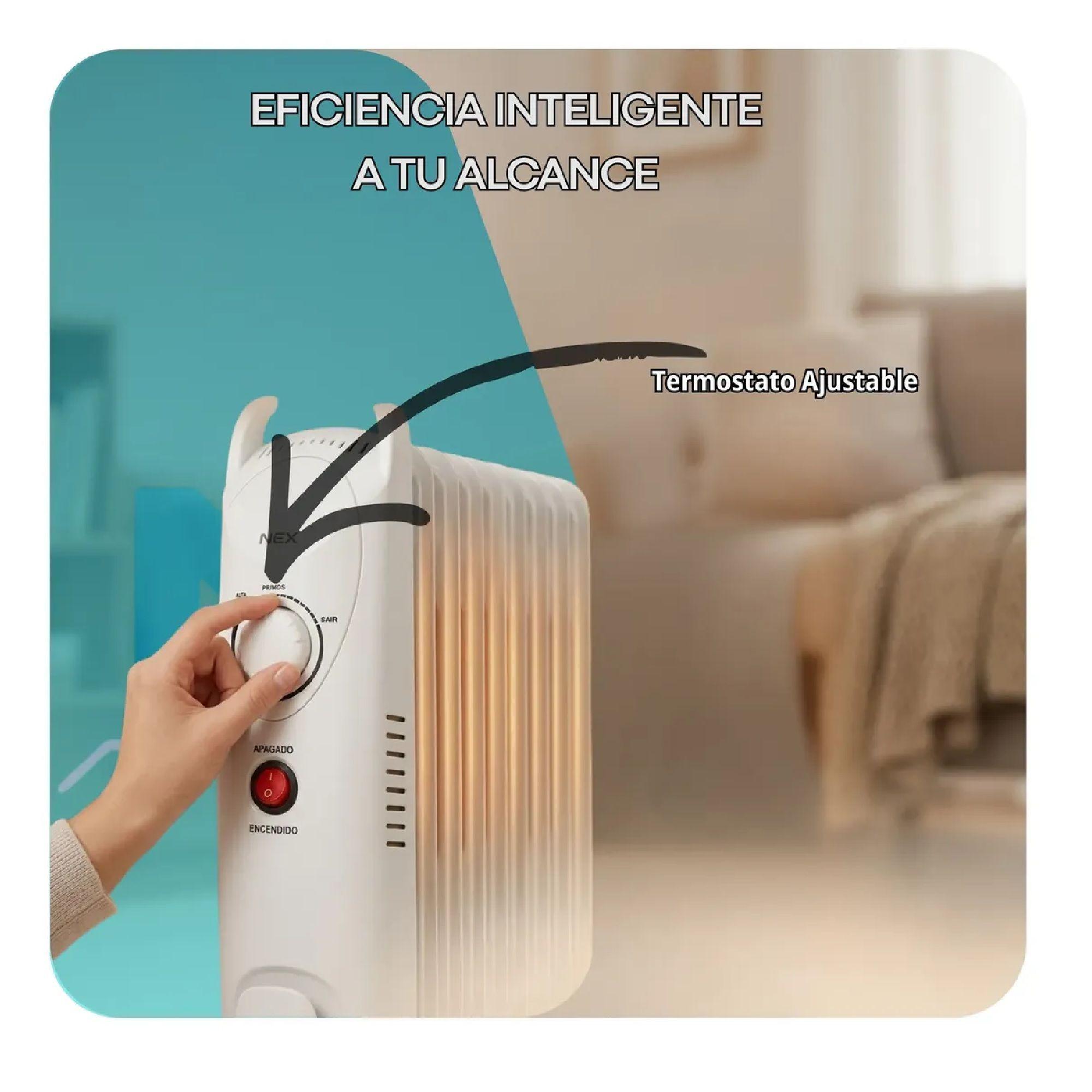 Estufa Oleoelectrica 700w Radiador Electrico Re001oi20-4