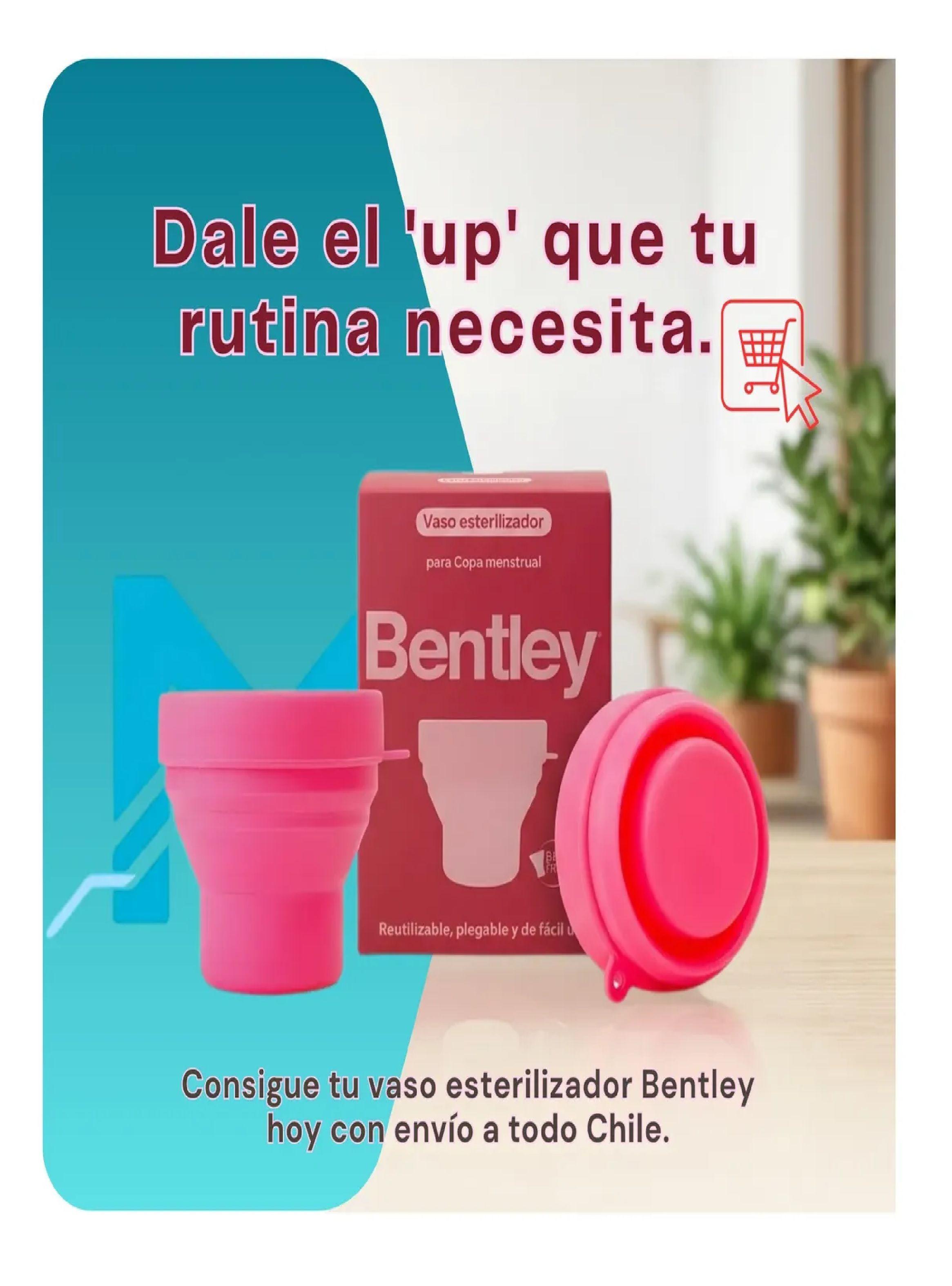 Vaso Esterilizador Copa Menstrual Bentley Silicona Rosa-6