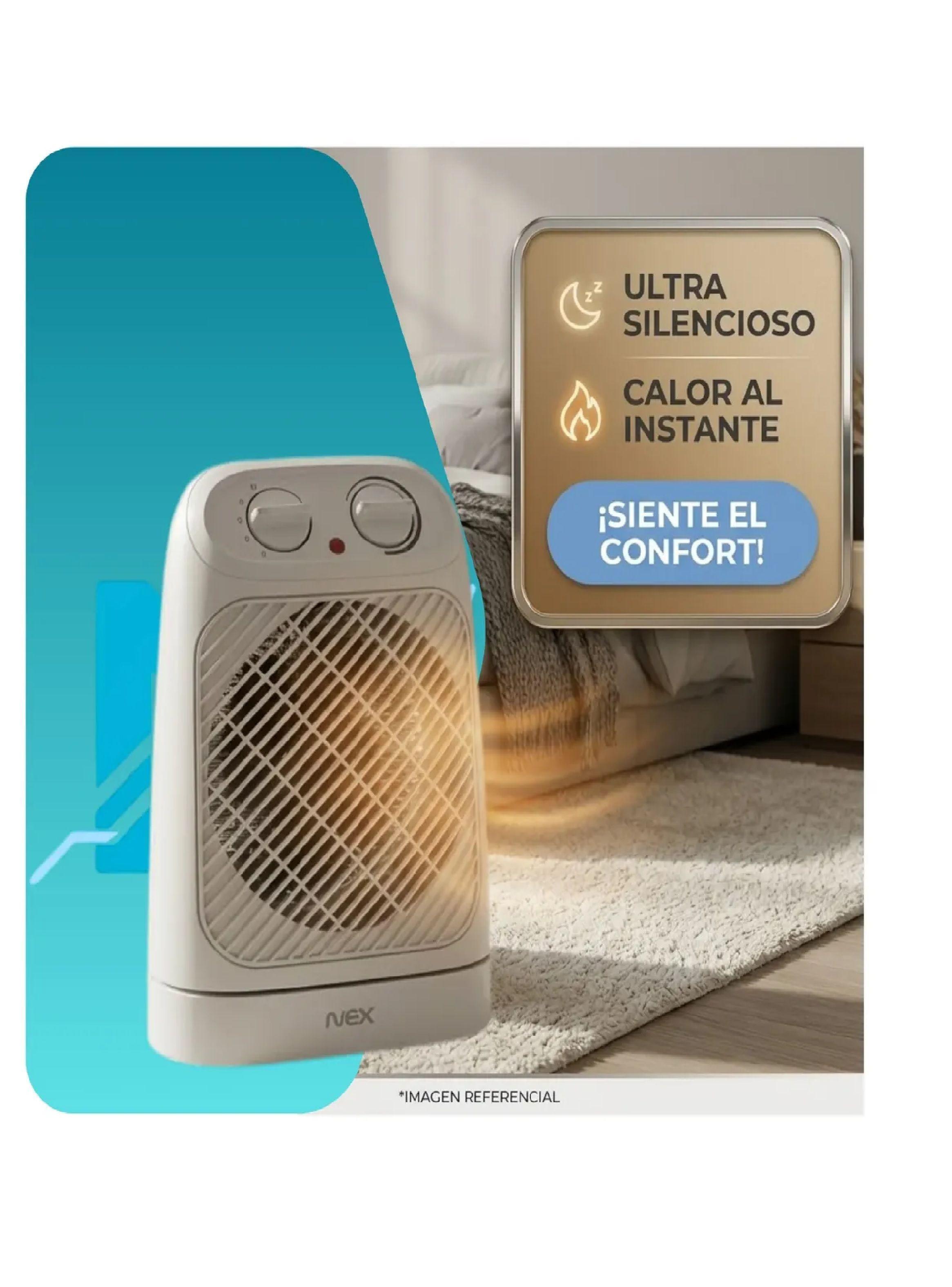 Termoventilador Nex 2000w Oscilante Calefactor Electrico-2