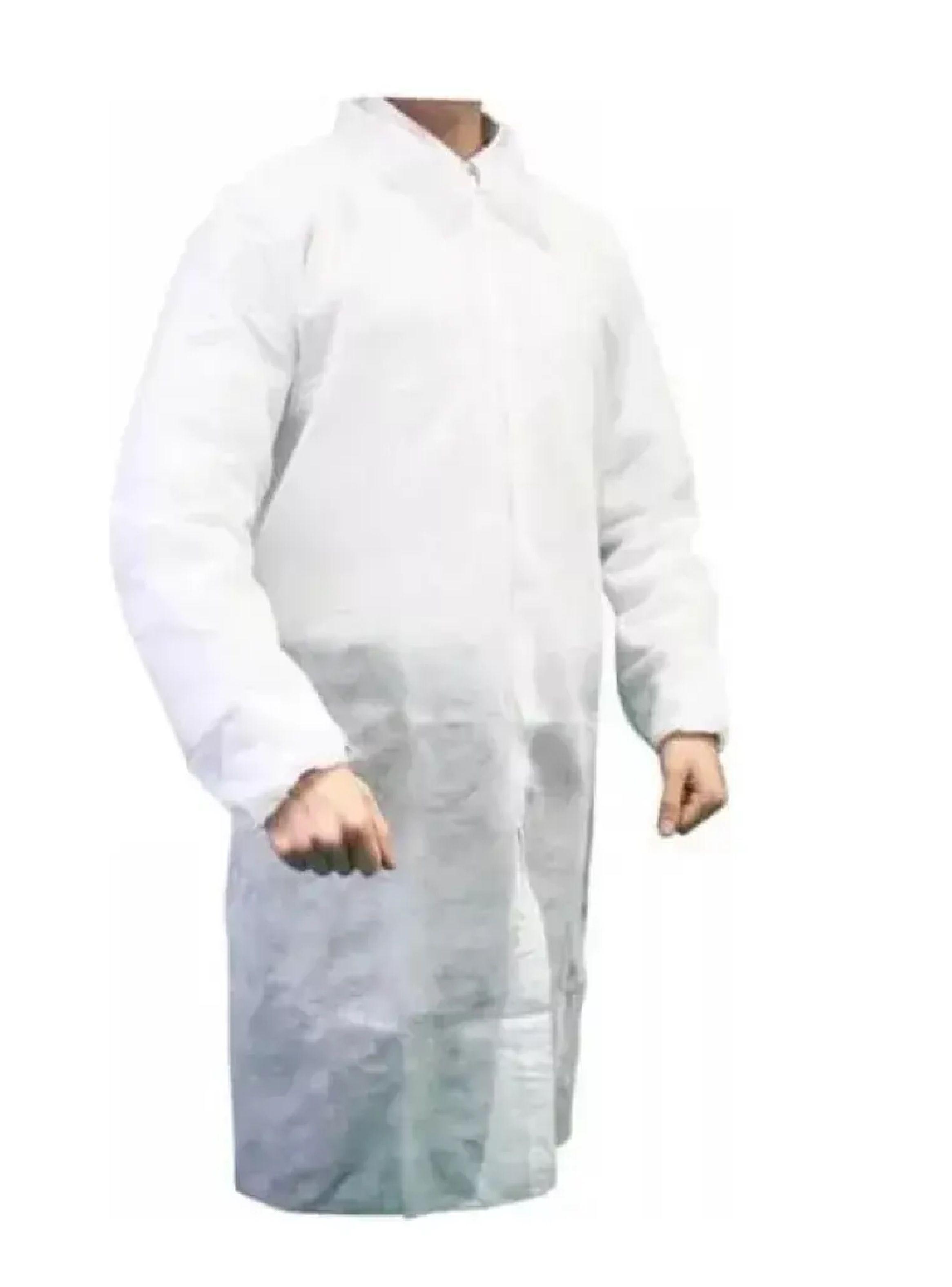 Cotona Visita Blanco Tela Con Velcro Cleancarrier Unidad-3