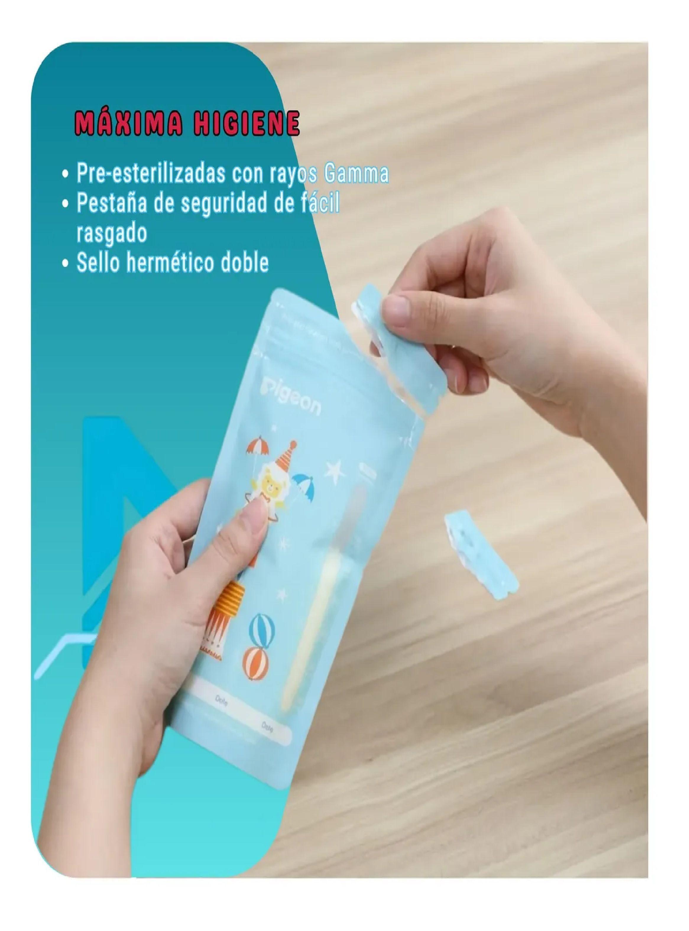 Bolsas Leche Materna 25un 180ml Extractor Manual Pigeon-5