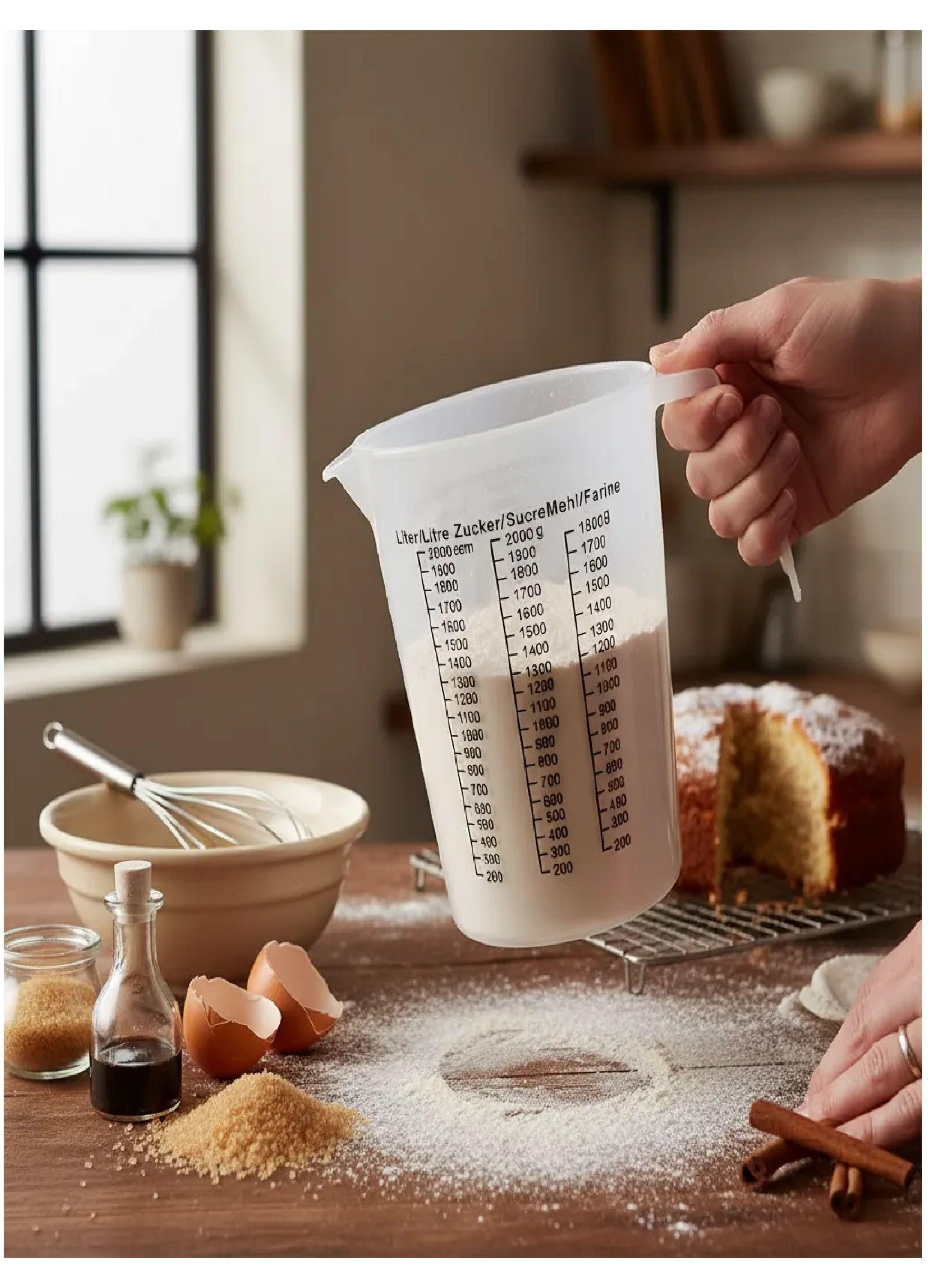 Jarra Medidora 2 Litros Cocina Reposter a Plastica-4