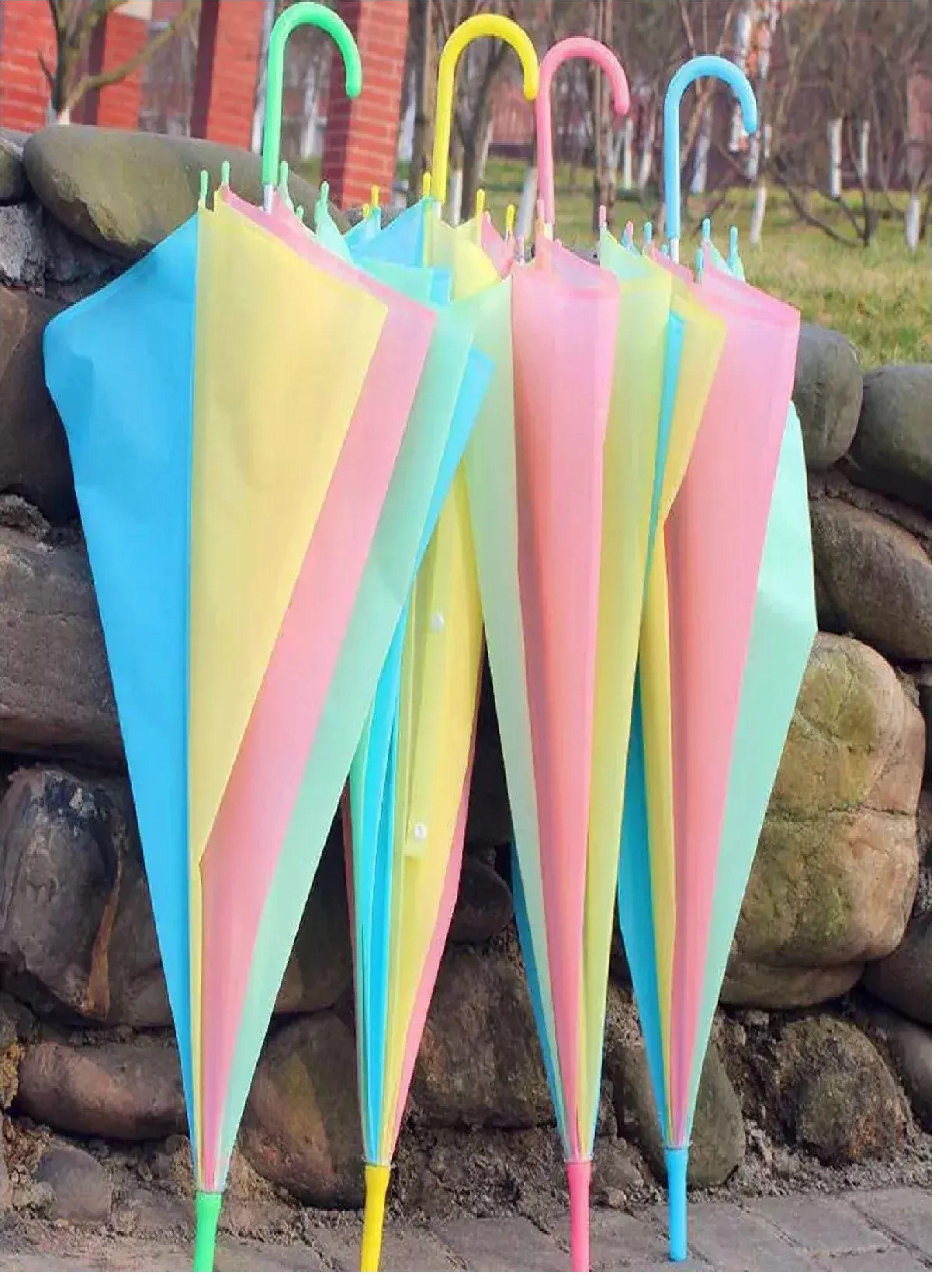 Paraguas De Ni as Paraguas Infantiles Lluvia 90cm Sombrilla Celeste-5