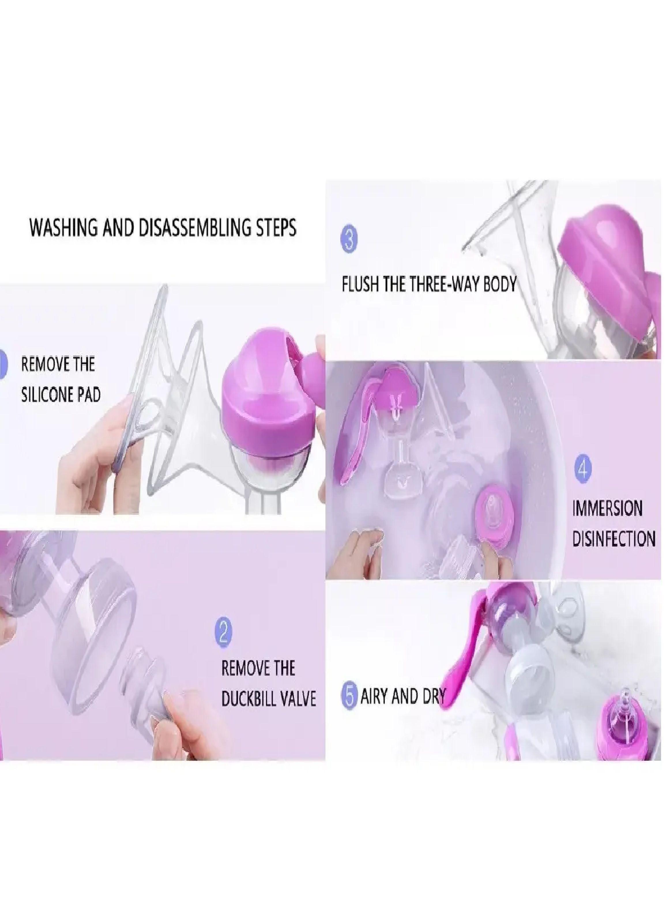 Extractor Leche Materna Sacaleche Manual 150ml Chupete S bpa Azul-2