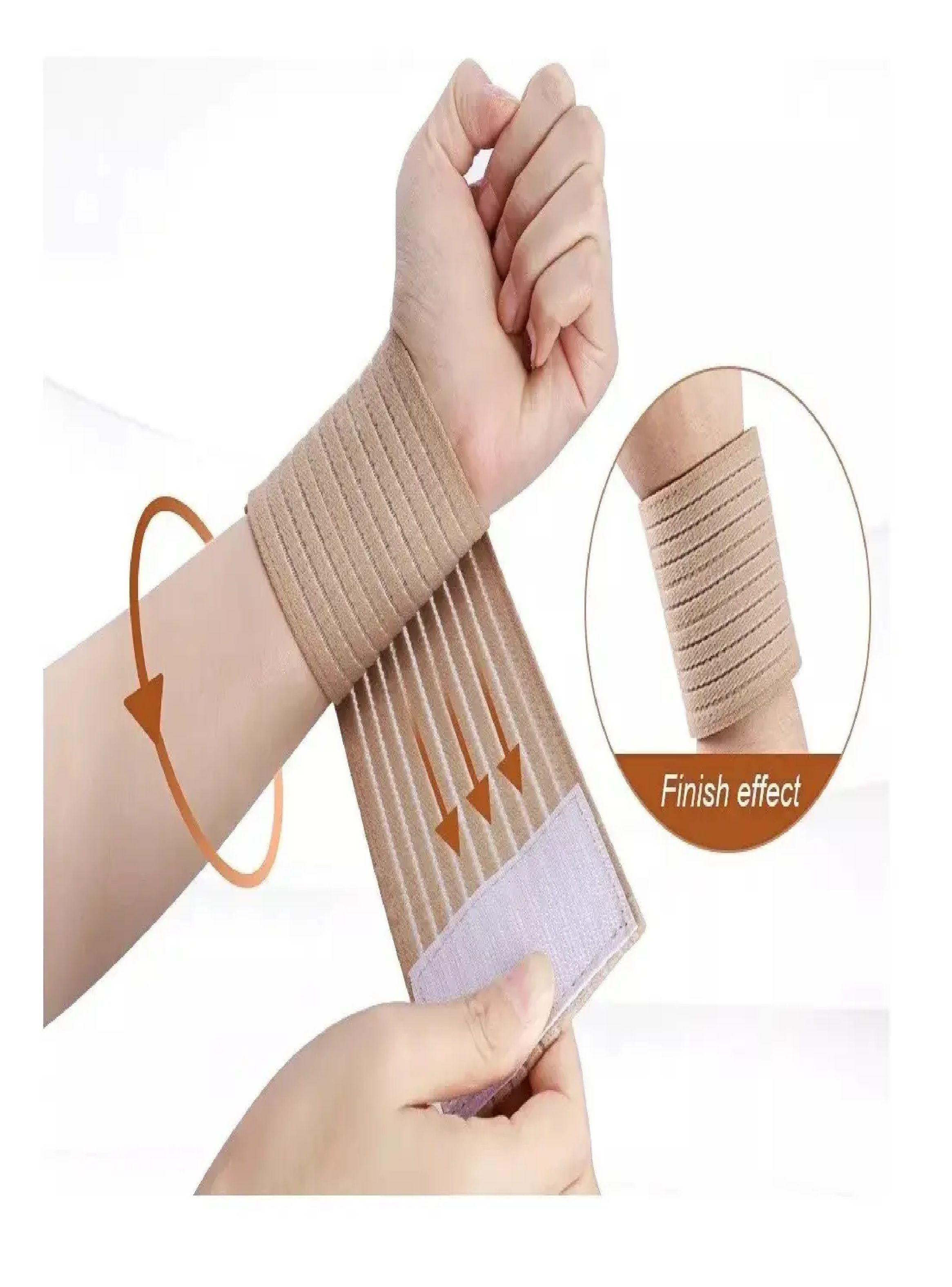 Par Venda Muñequera Elastica Ortopedica Compresion Muñeca-2